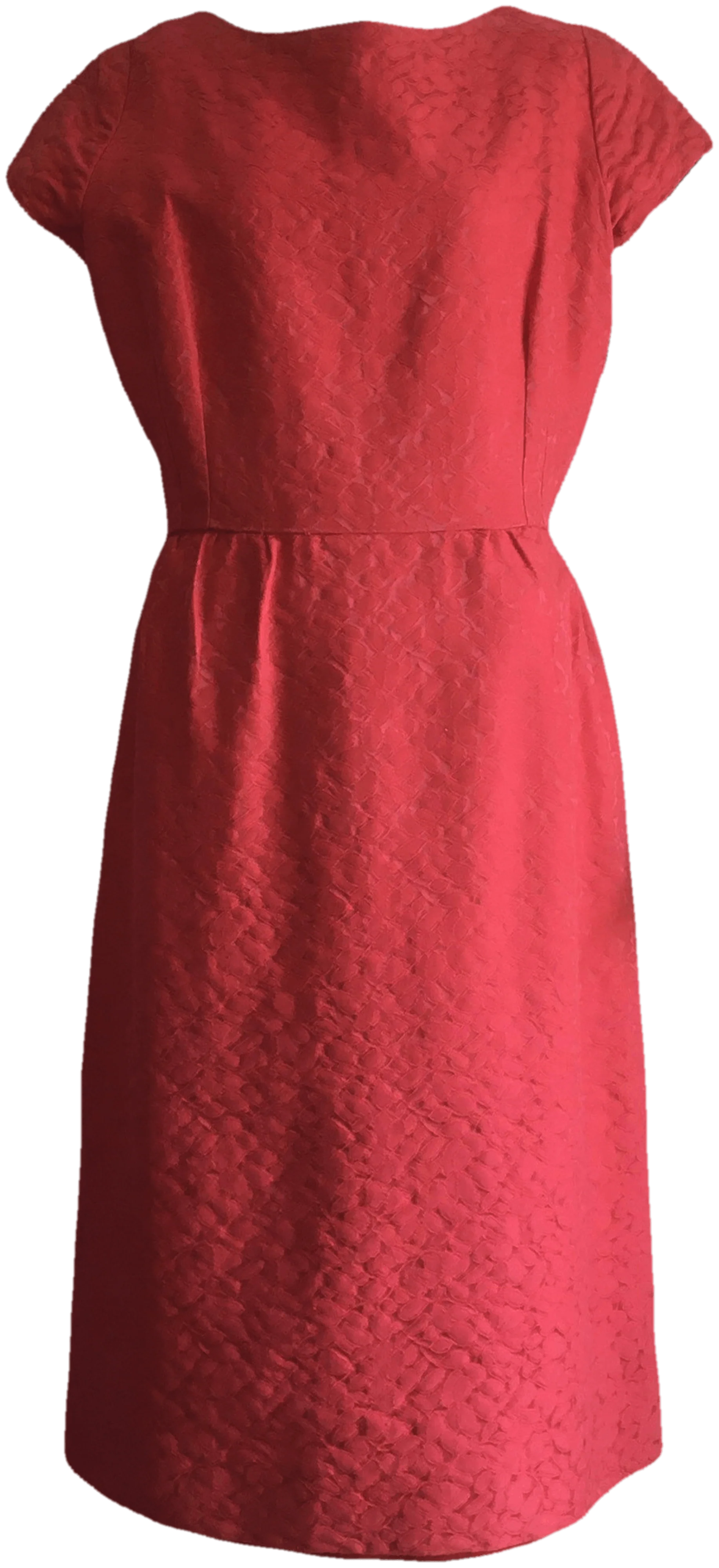 50's/60's Magenta Brocade Party Wiggle Dress
