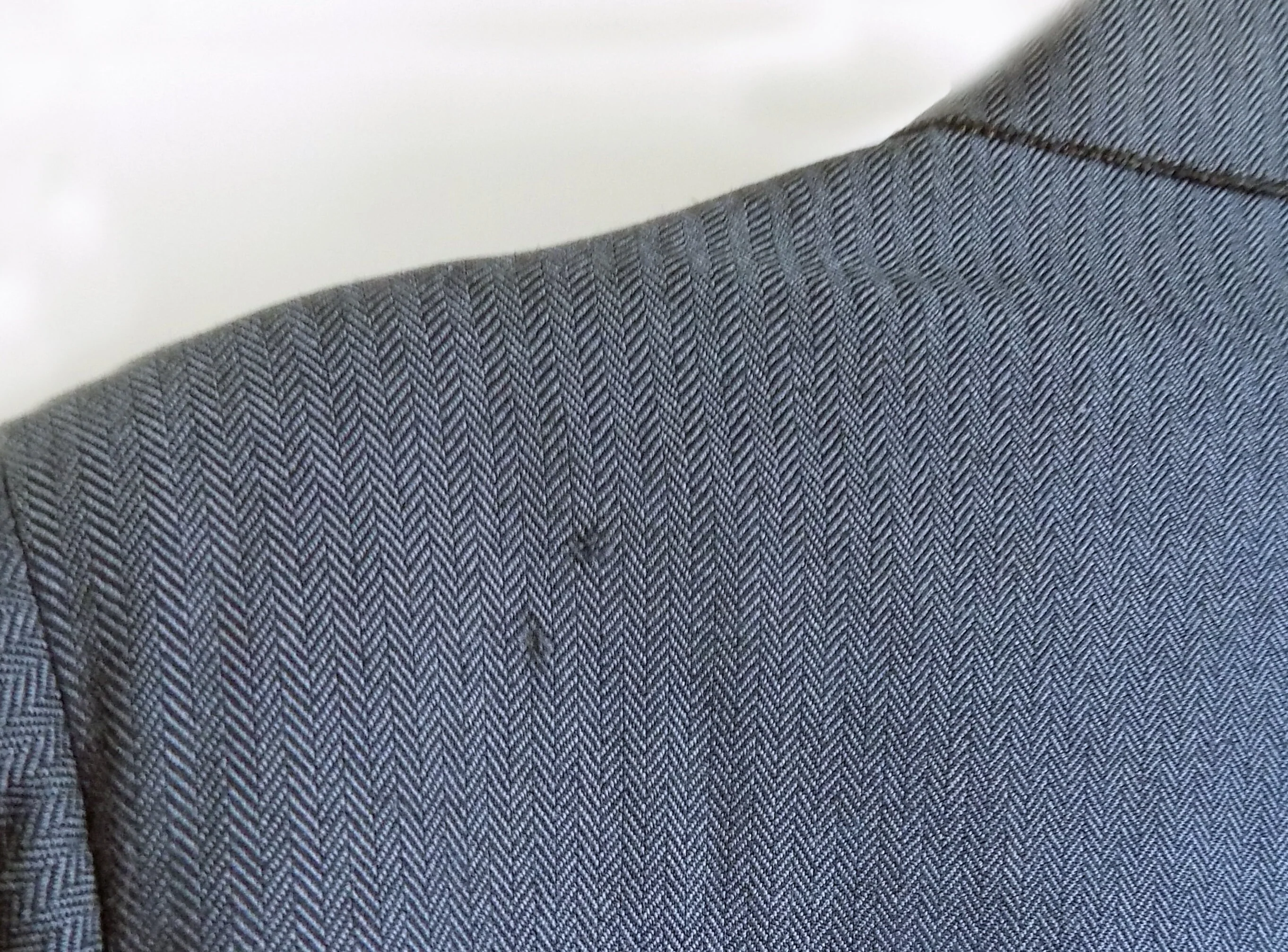 50s-60s Man's Gray Herringbone Overcoat Biltmore Moorhaven Lined Mad Men Top Coat - Image 6