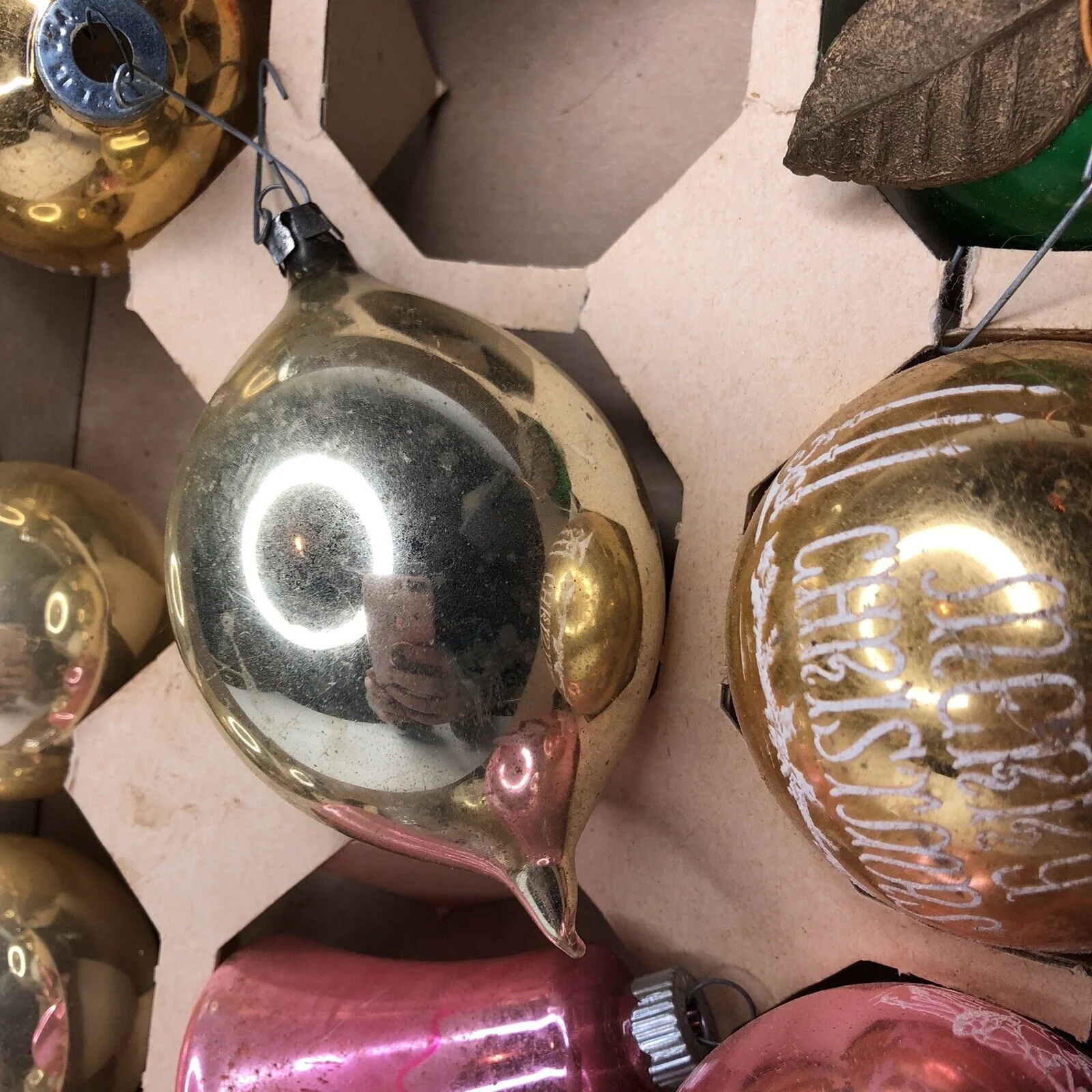 50s/60s Mcm Coby Glass Christmas Tree Ornaments Assorted - Image 5