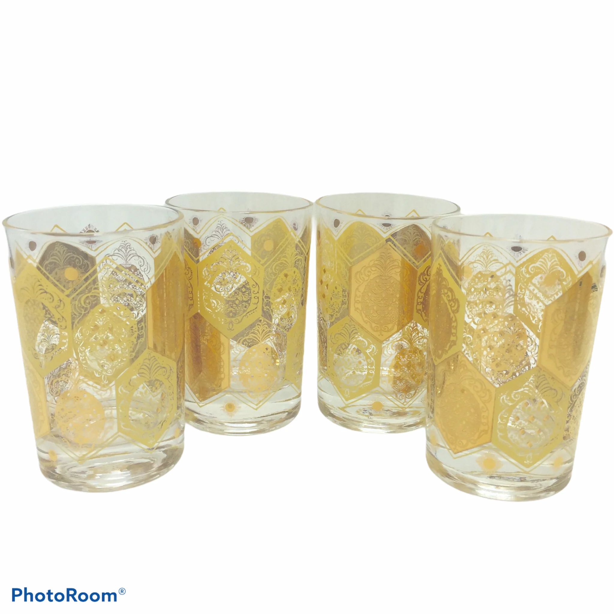 50s/60s Mcm Hollywood Regency 24k Gold Pineapple Barware By Cera - Image 5