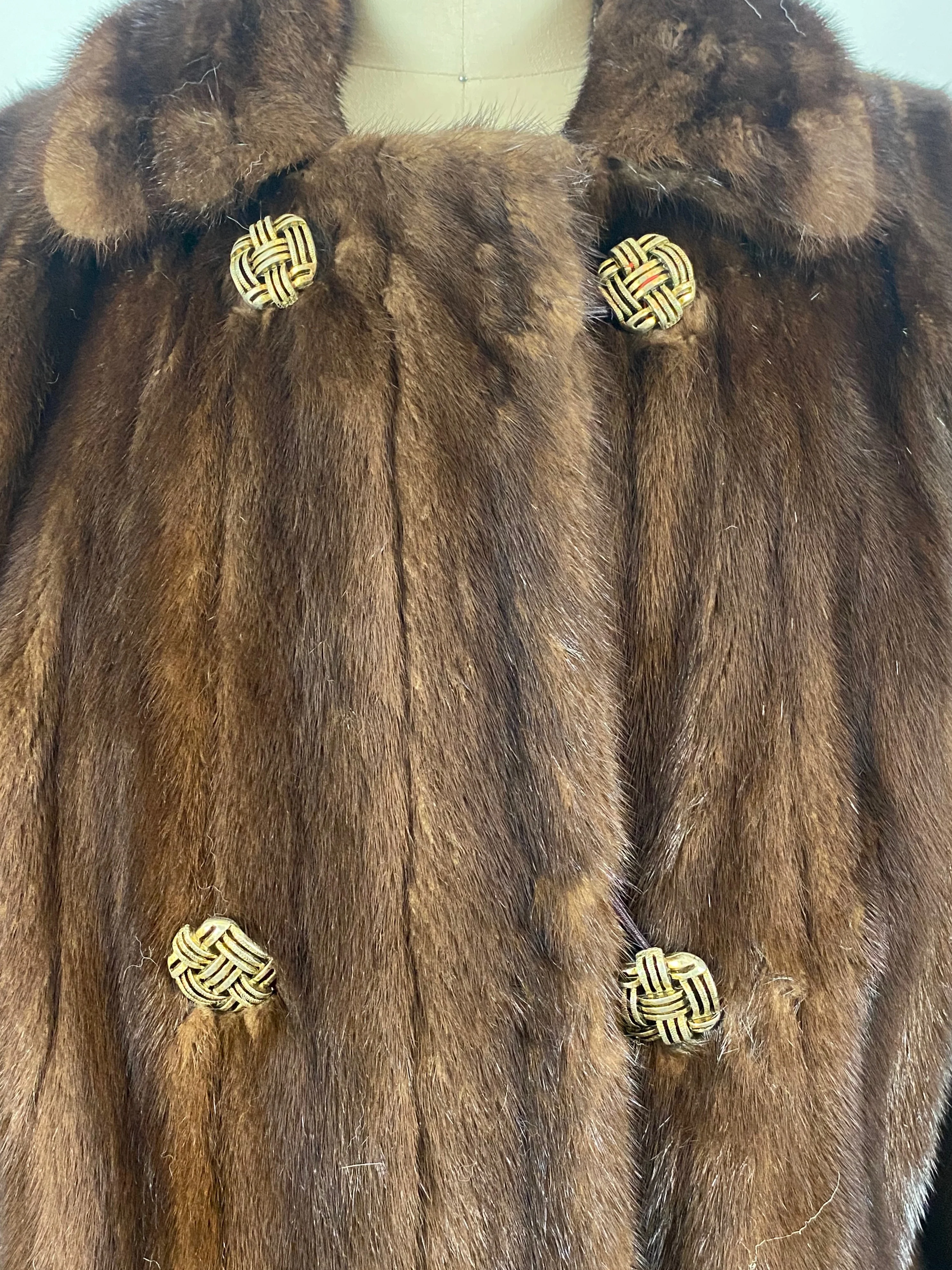 50s/60s Mink Coat - Image 5