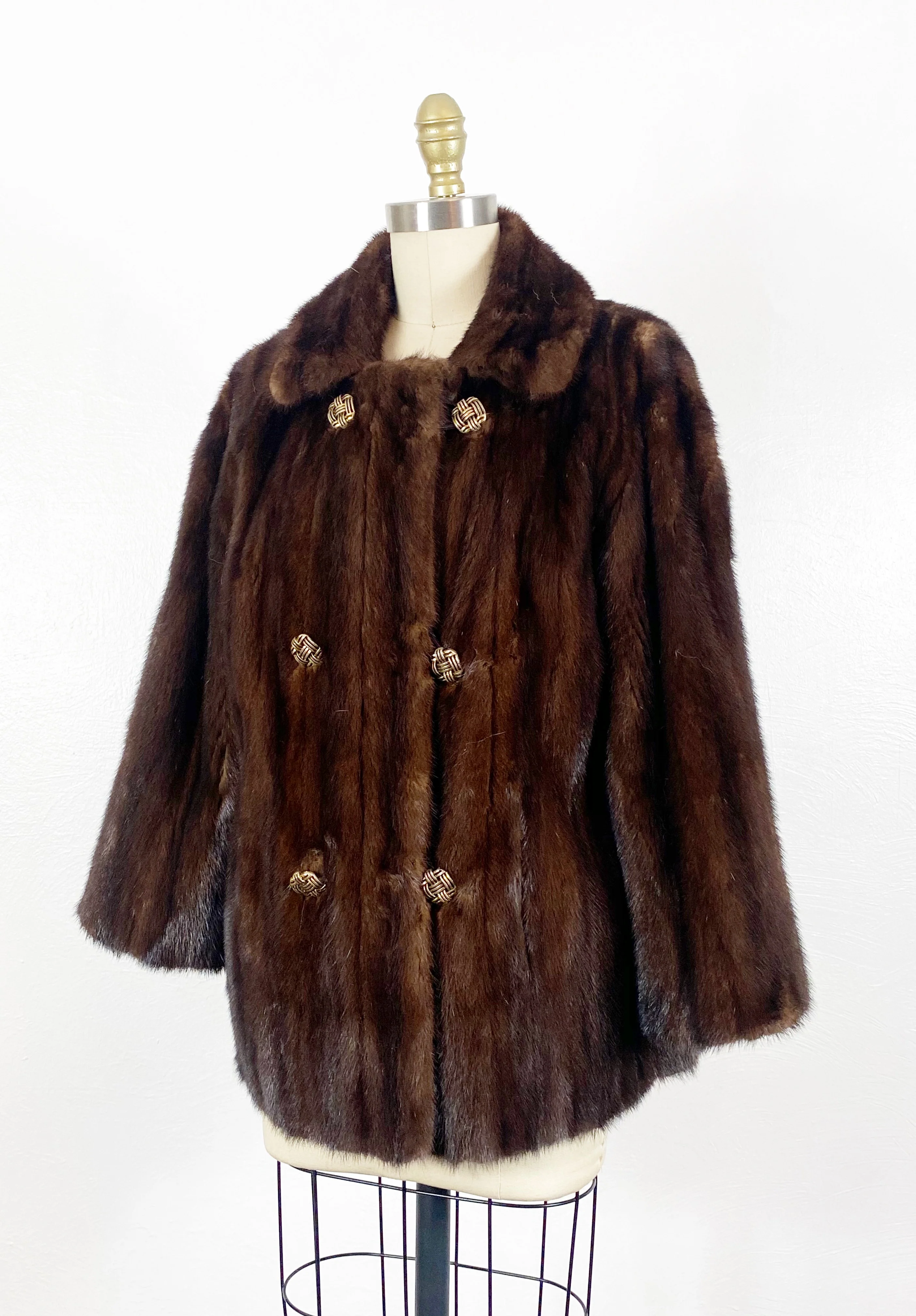 50s/60s Mink Coat - Image 6