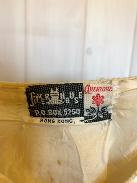 50s/60s Off White Detailed Beaded Sweater By Silverhouse - Image 3
