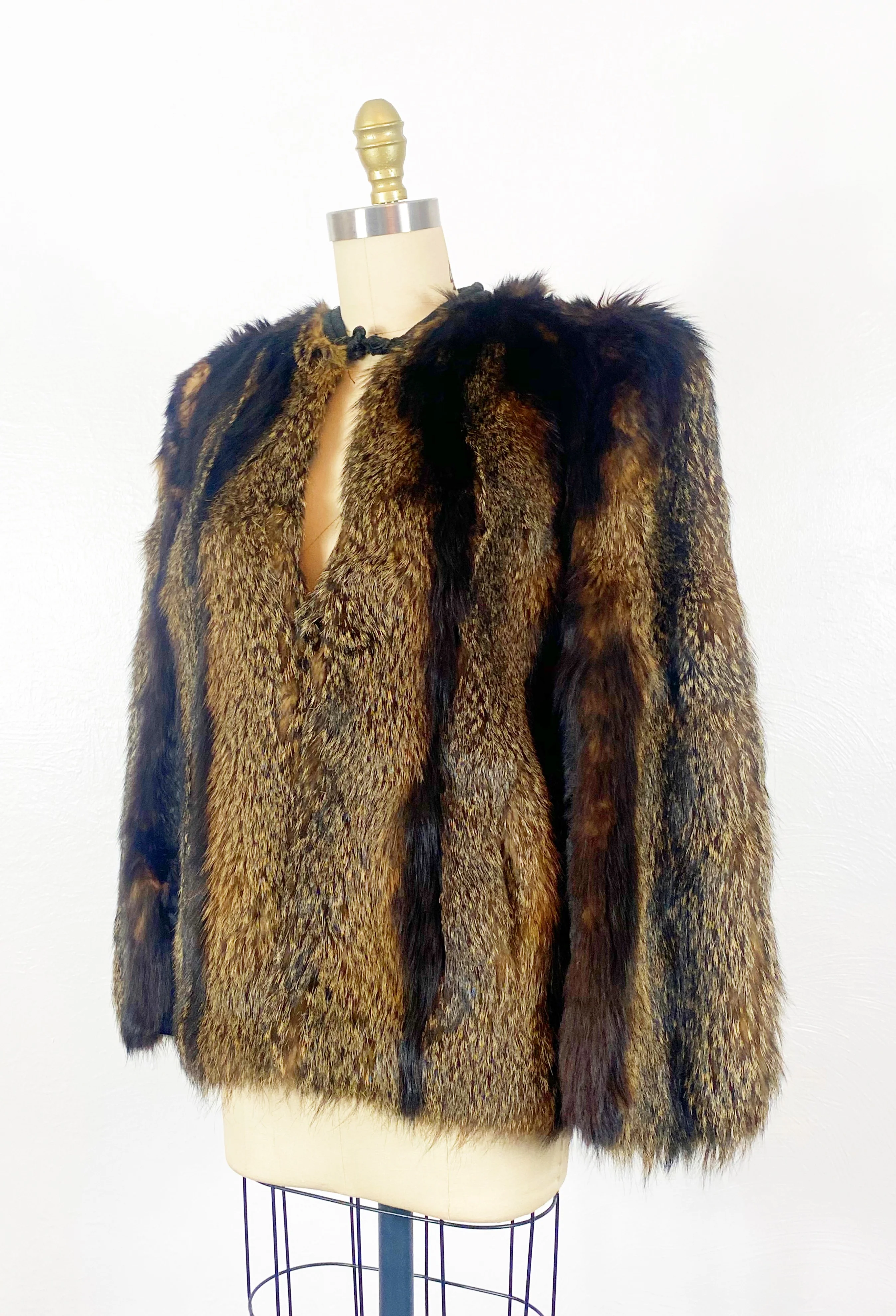 50s/60s Raccoon Fur Coat - Image 5