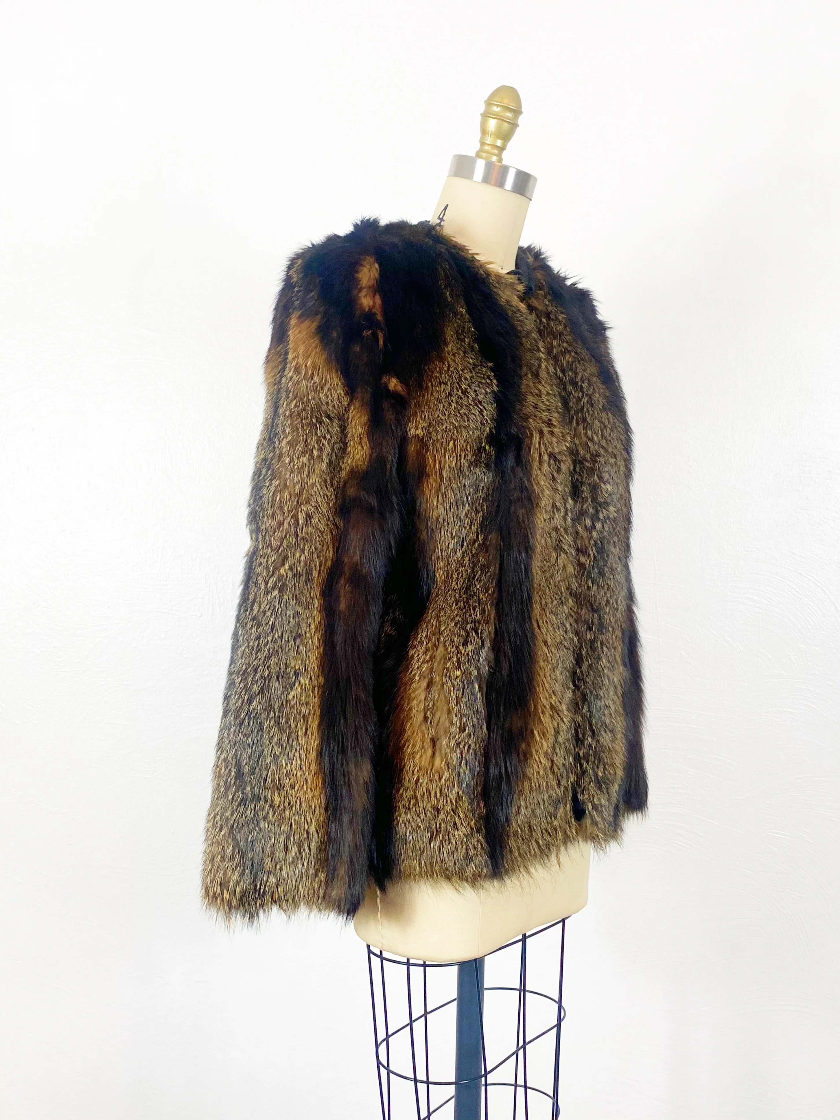 50s/60s Raccoon Fur Coat - Image 7