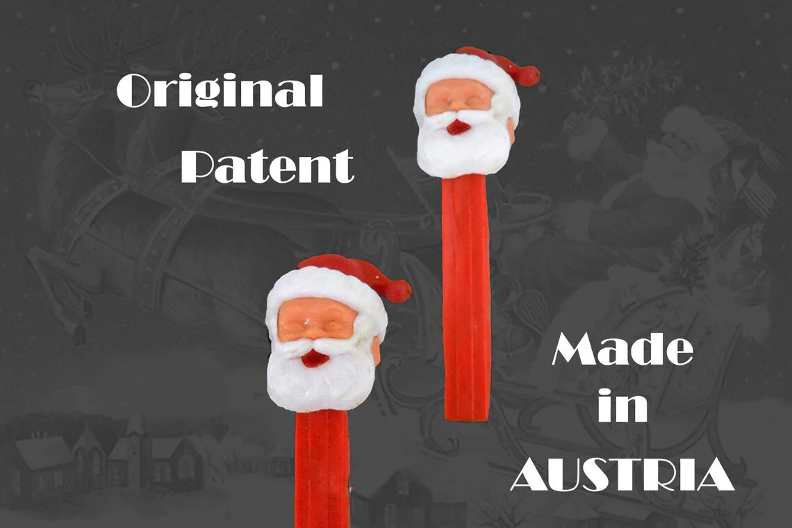 50s/60s Santa Pez Rare Collectible Original Patent No Feet By Pez - Image 3