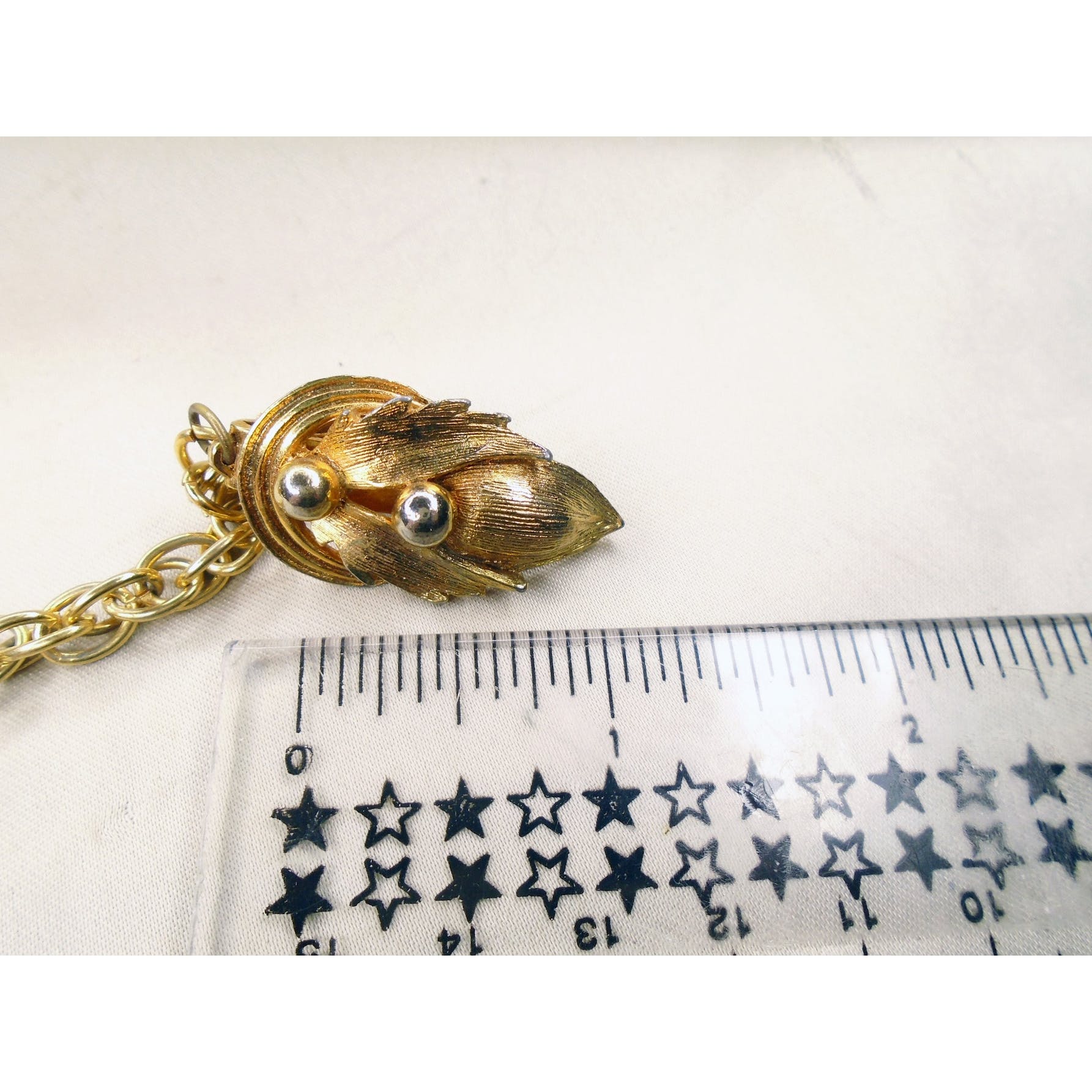 50s/60s Sweater Guard Hat Clip Chatelaine Pin For Jeans - Image 6
