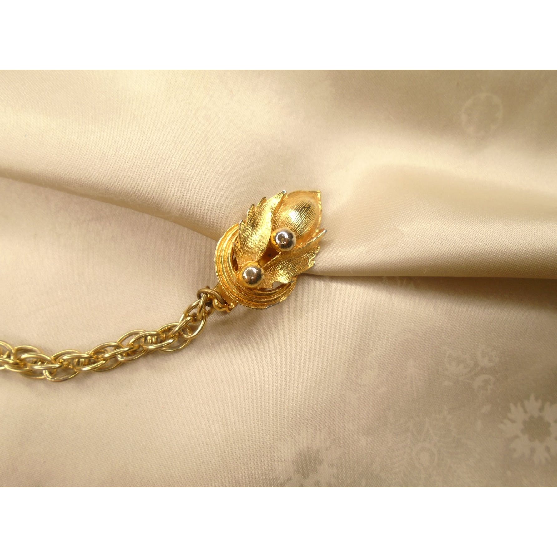 50s/60s Sweater Guard Hat Clip Chatelaine Pin For Jeans - Image 7