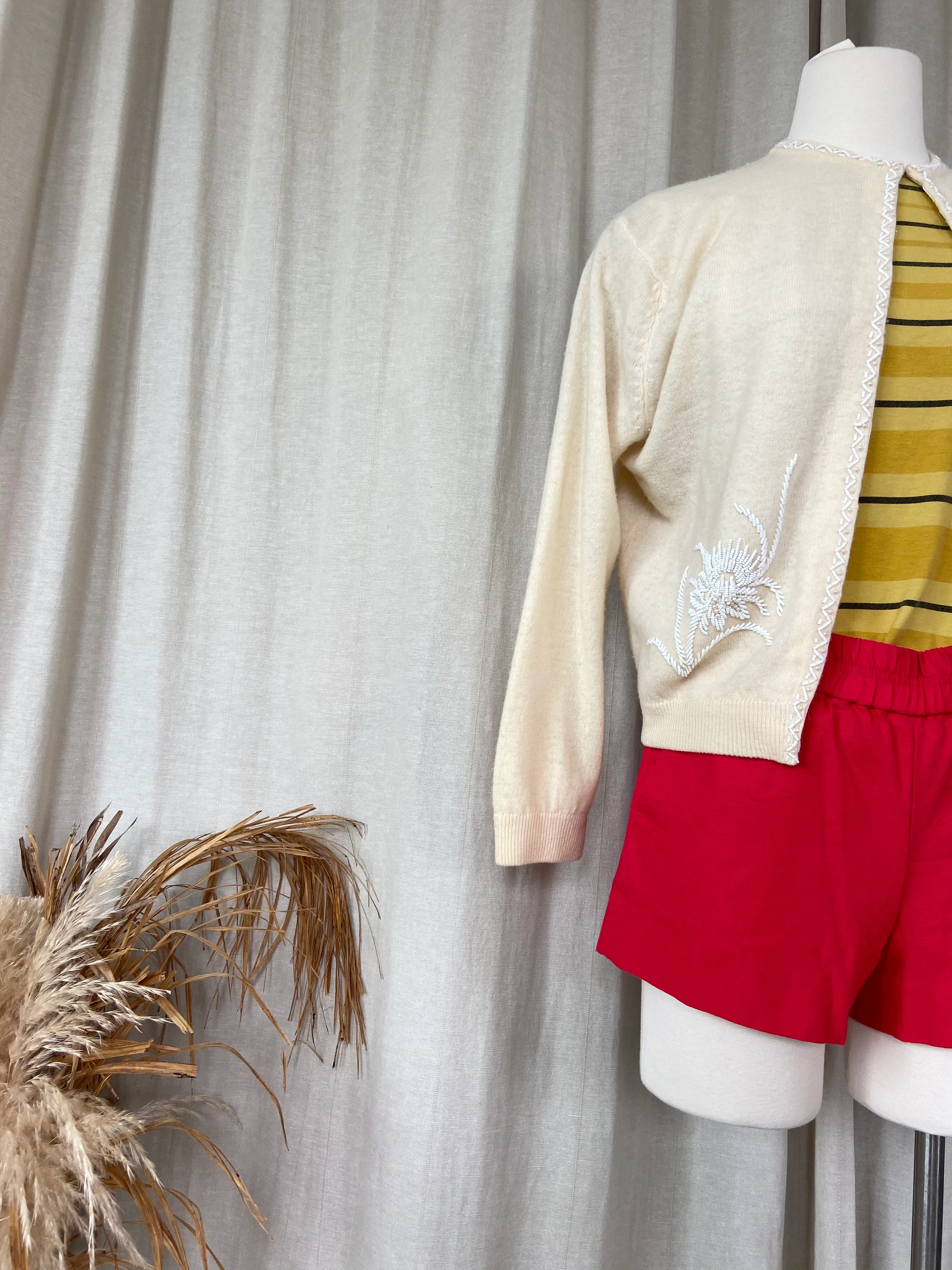 50s/60s The Gigi Oversized Retro Cashmere Cardigan - Image 9