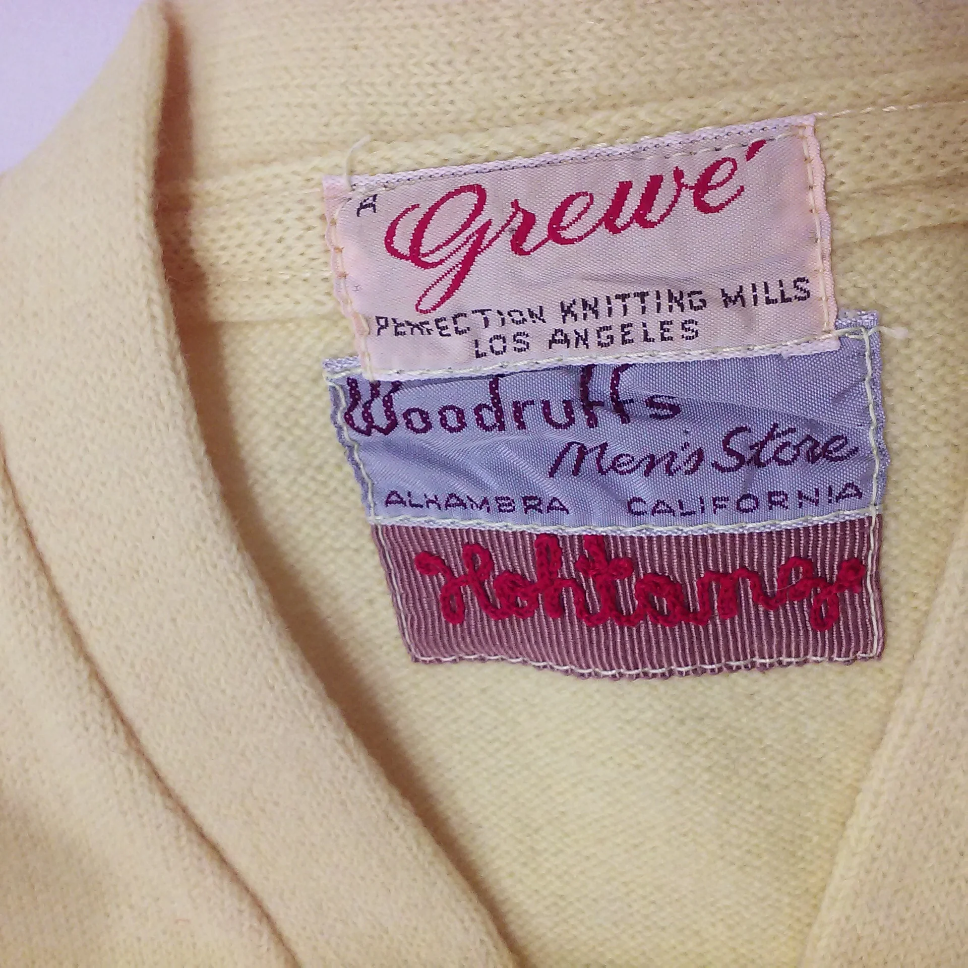 50s/60s Varsity Flag Bearer Marching Band Parade Sweater By Grewe' Perfection Knitting Mills Los Angeles Made In Usa - Image 8