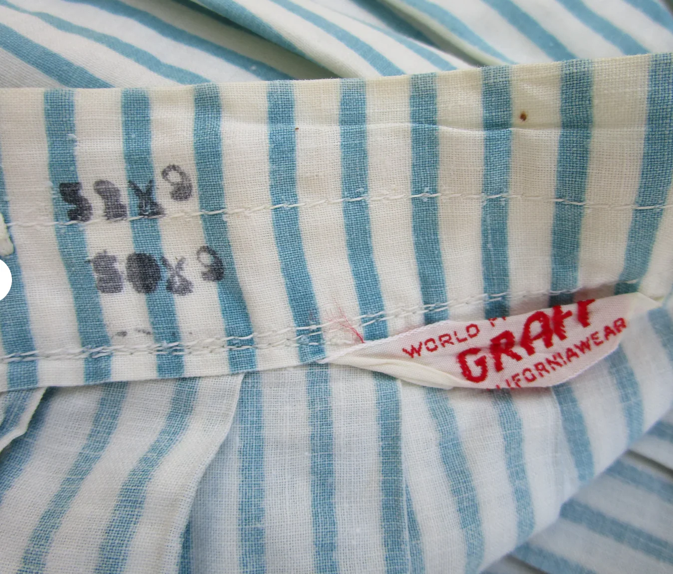 50s/60s Victorians On A Border Print Skirt Fair Scene By Graff of California - Image 7
