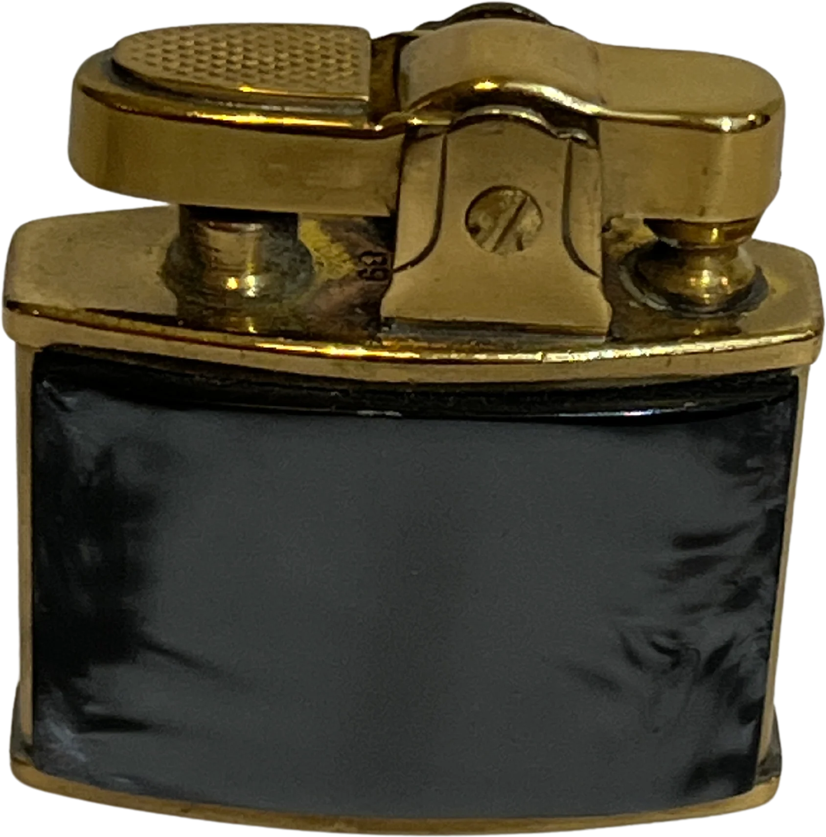 50s/60s Vintage Cigarette Lighter Mixed Metal Mop Inlay By Marhill - Image 2
