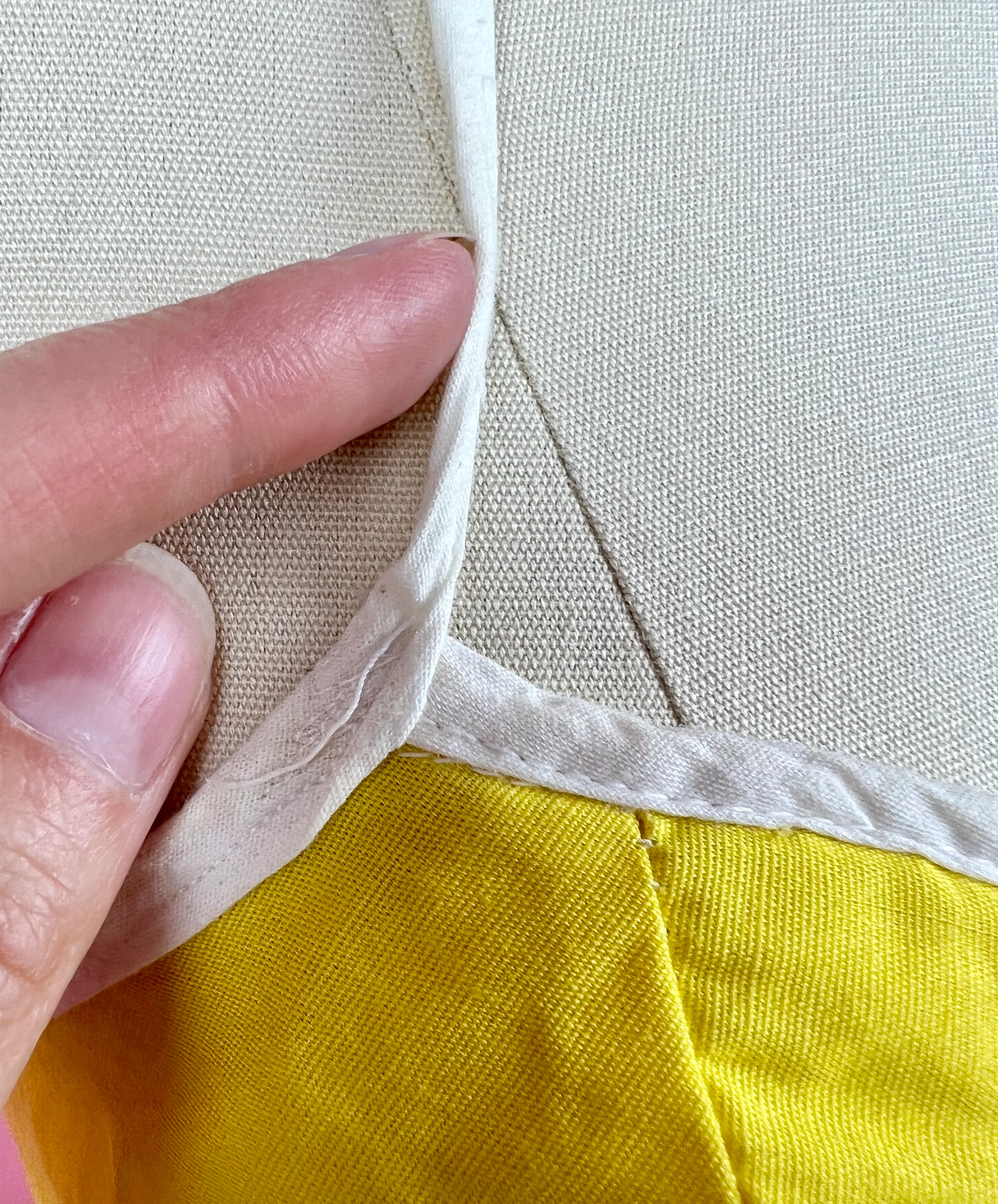 50s/60s Yellow Cotton Bikini Halter Bikini Top (top Only) - Image 10