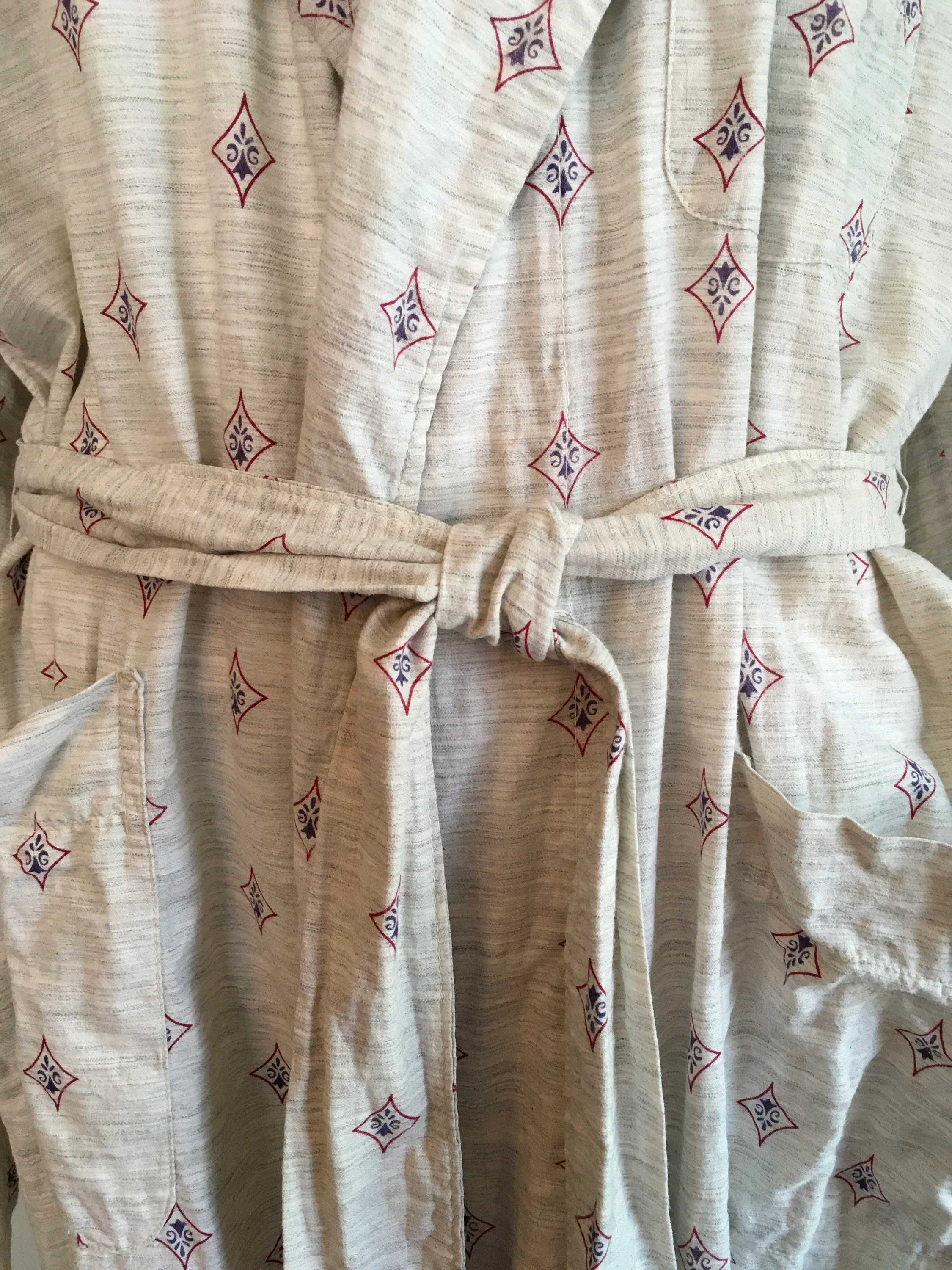 50s Atomic Cotton Robe - Image 5