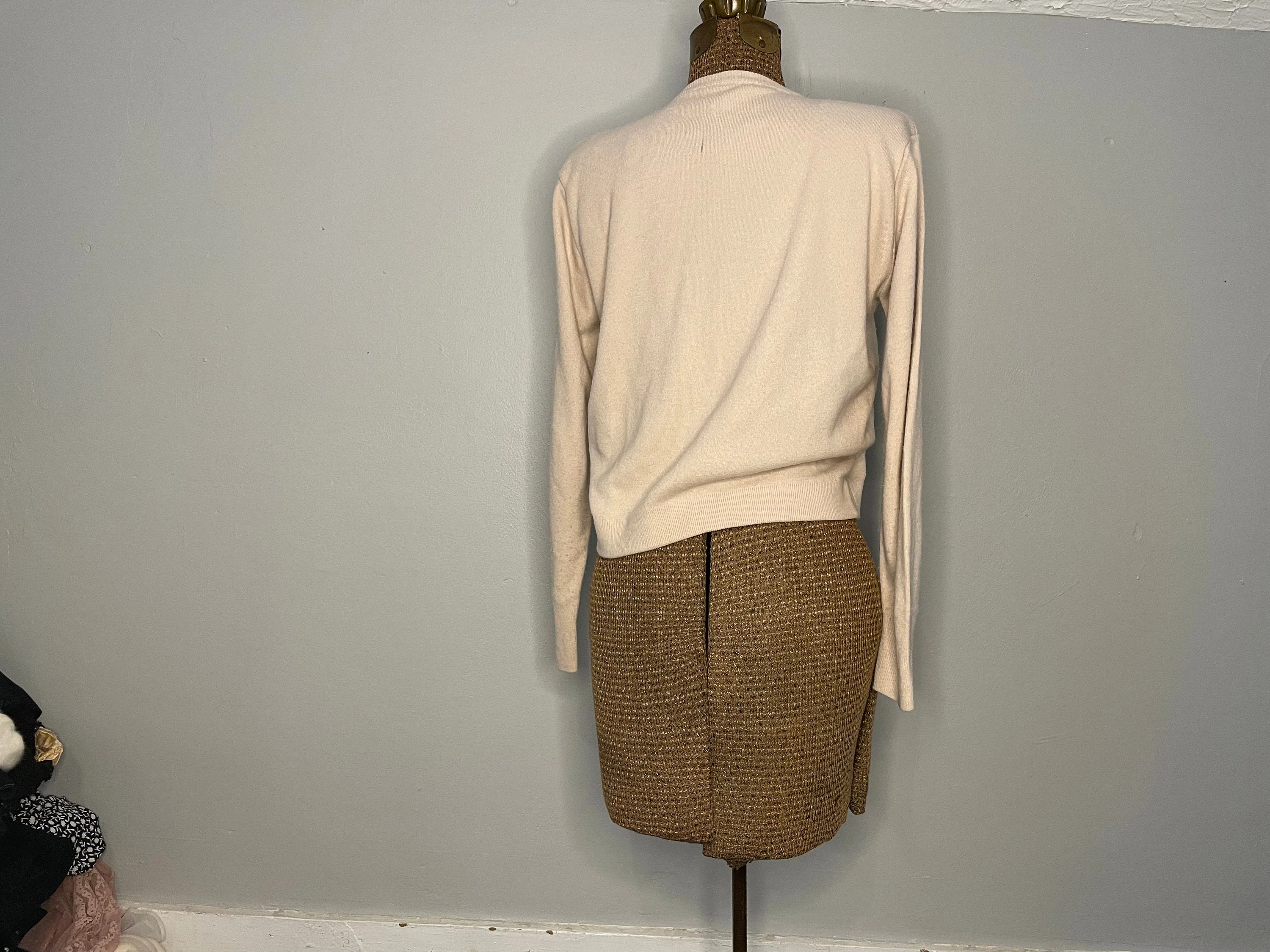 50s Beaded Park Storyk Cardigan - Image 3