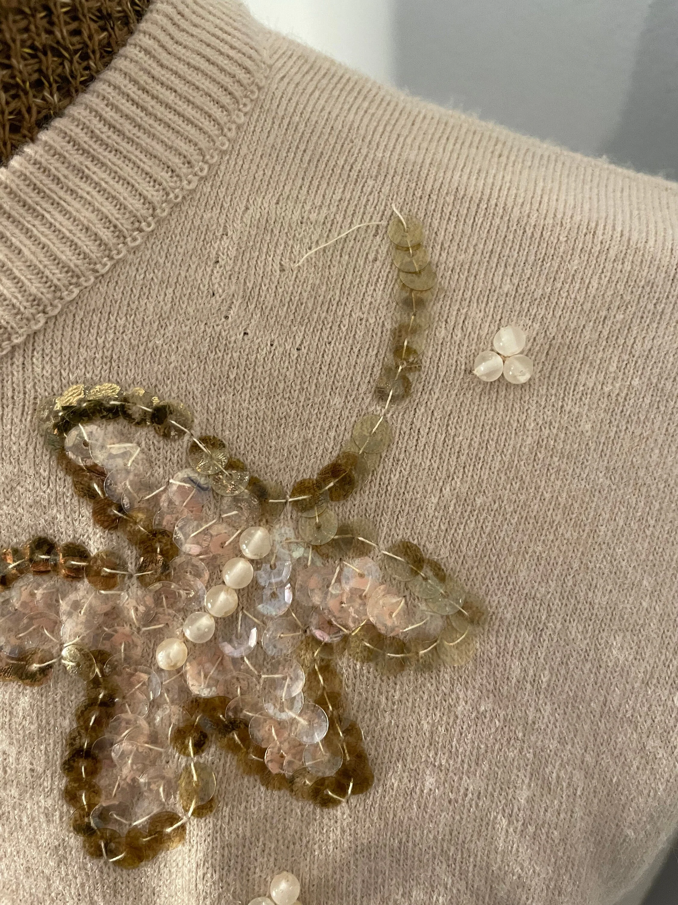 50s Beaded Park Storyk Cardigan - Image 5