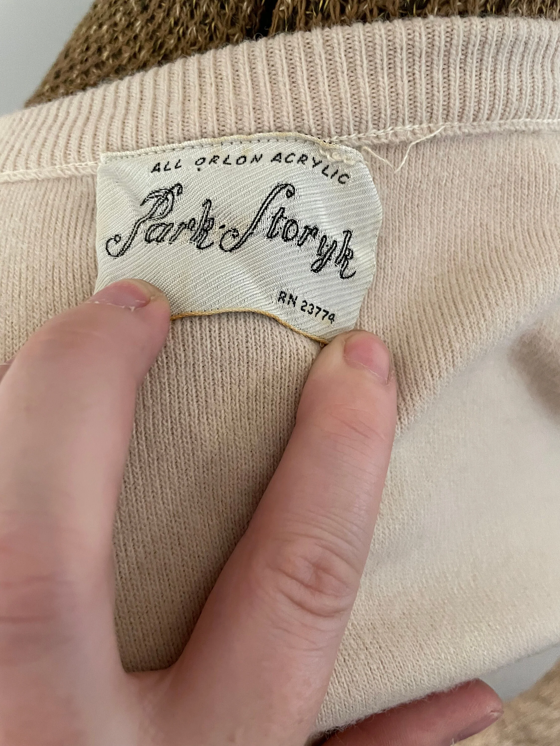 50s Beaded Park Storyk Cardigan - Image 6