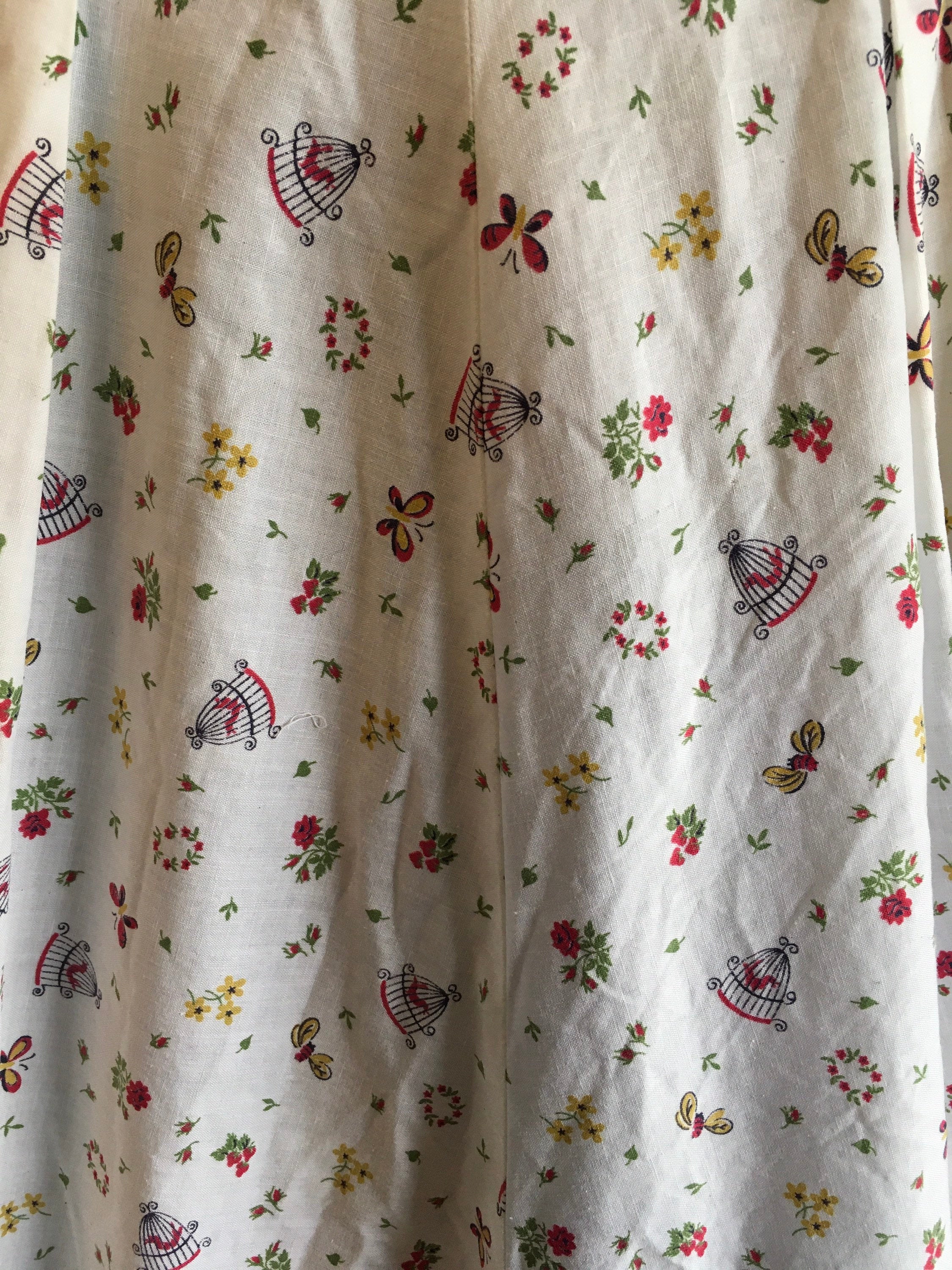 50's Birds And Bees Novelty Print Dress - Image 5