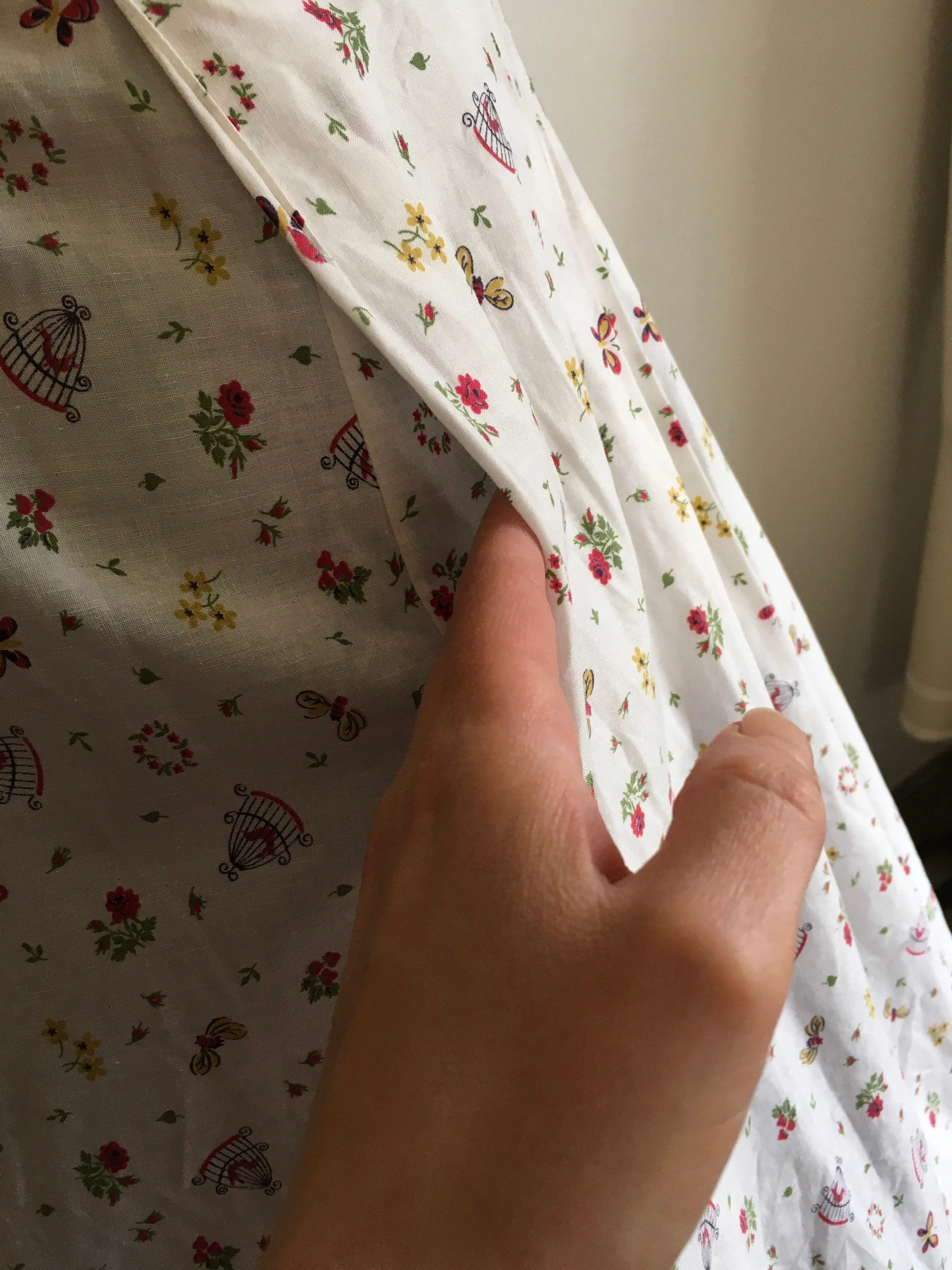 50's Birds And Bees Novelty Print Dress - Image 6