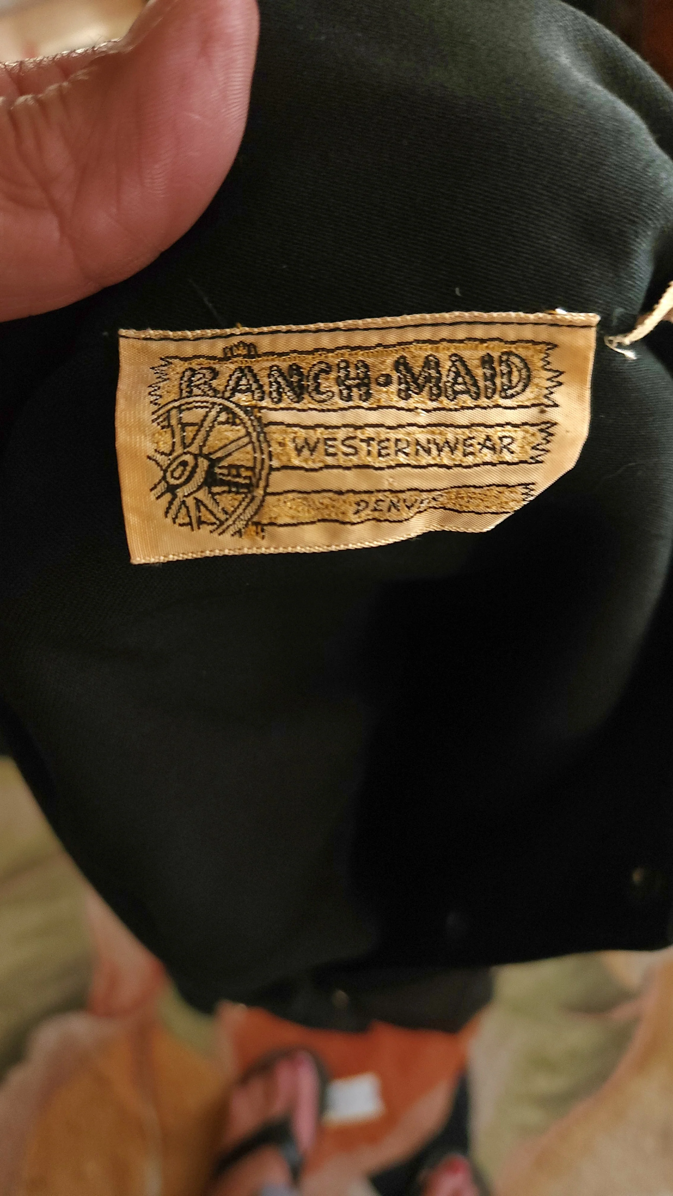 50s Black Western Suit With White Leather Fringe By Ranch-Maid - Image 14