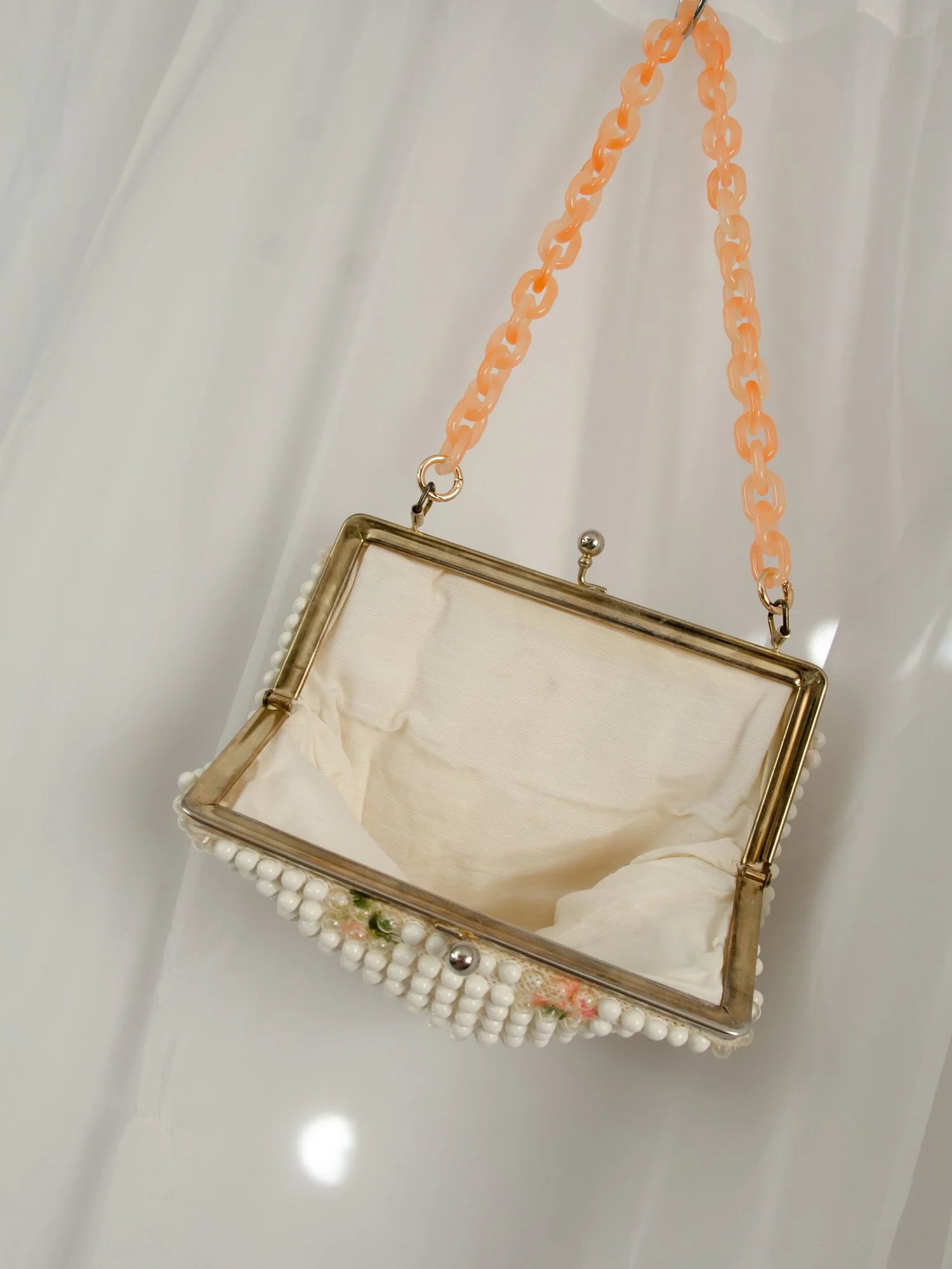 50s Bubble Purse With Chunky Chain - Image 4