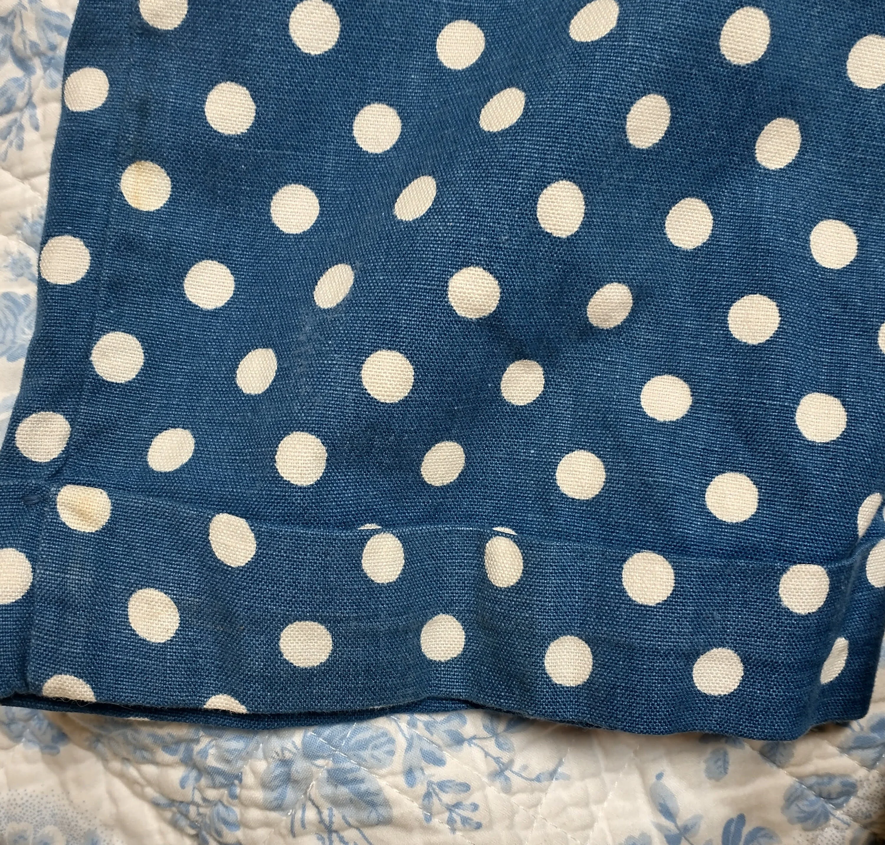 50s Capri Peddle Pushers Womens Small Blue and White Polka Dot Rockabilly Summer by Foster-Hochberg - Image 7
