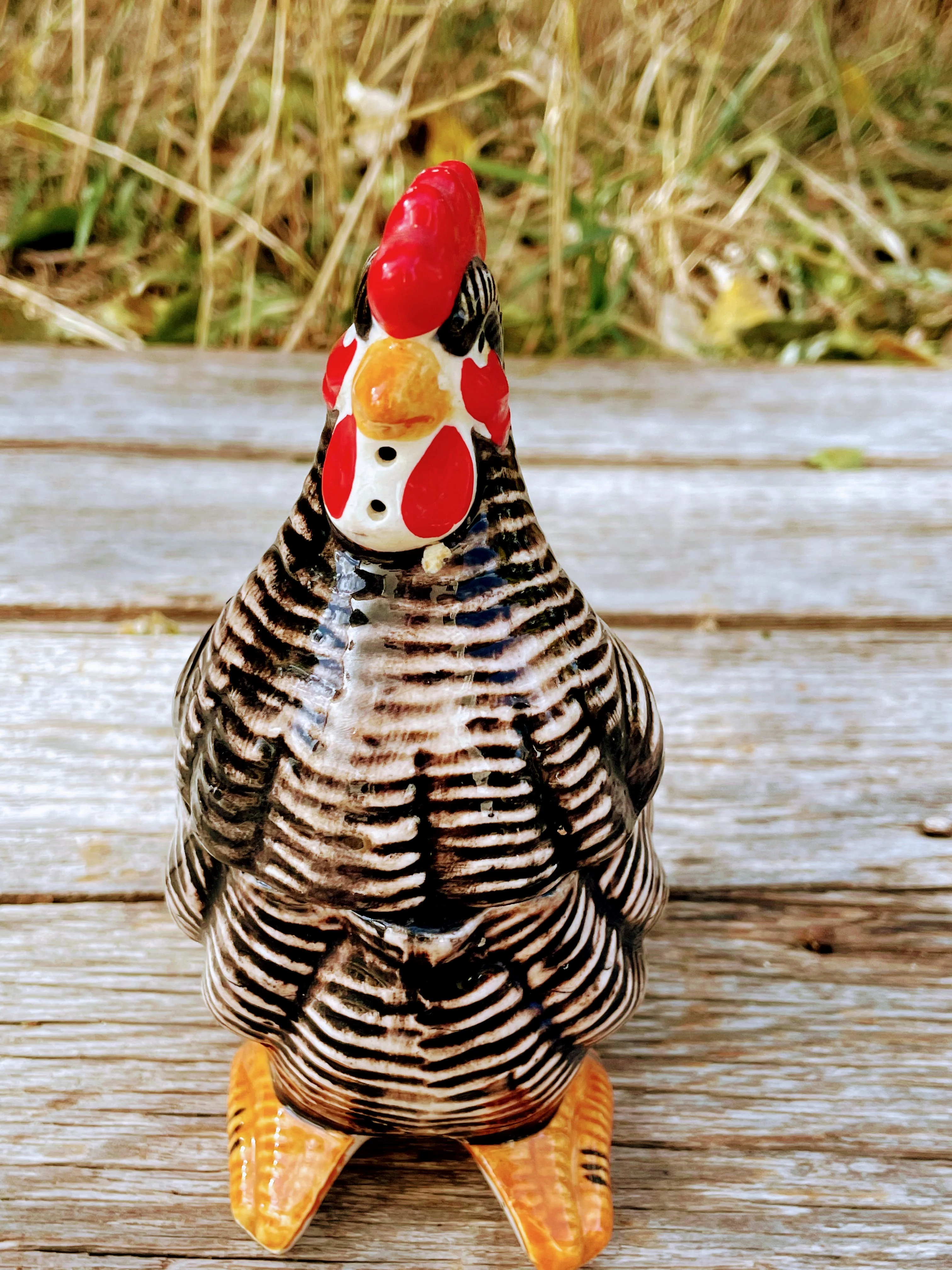 50s Chicken Rooster Creamer Sugar Shaker Farmhouse - Image 9
