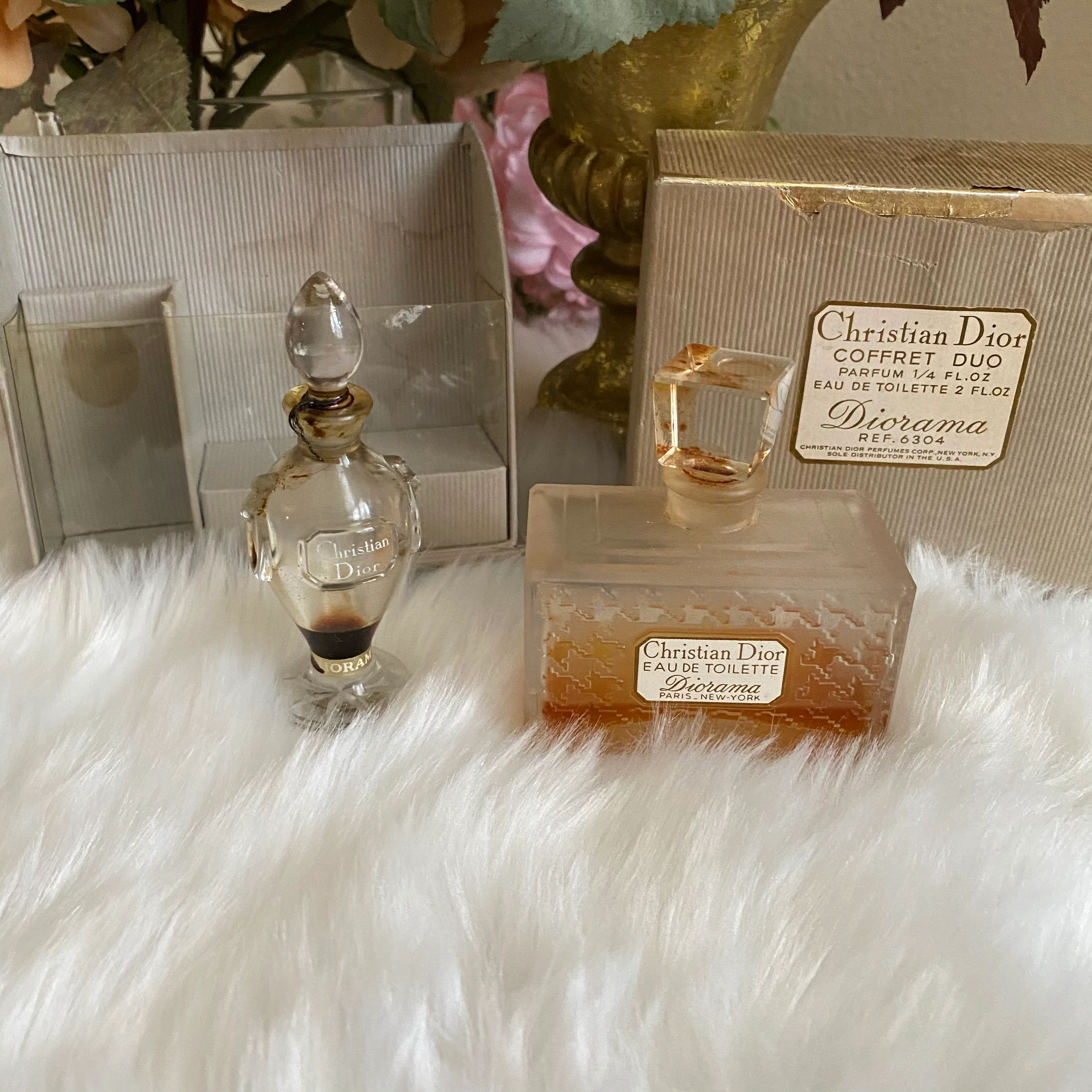 50s Christian Dior 1950 Coffret Duo Parfume Ref. 6304 By Christian Dior - Image 4