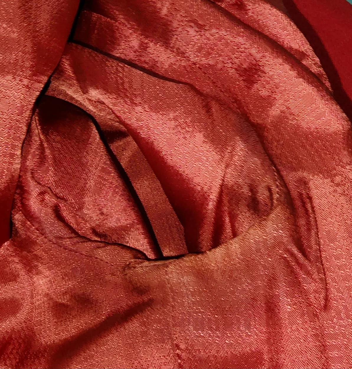 50s Cropped Red Wool Bolero Jacket Mid Century By Pendleton - Image 4
