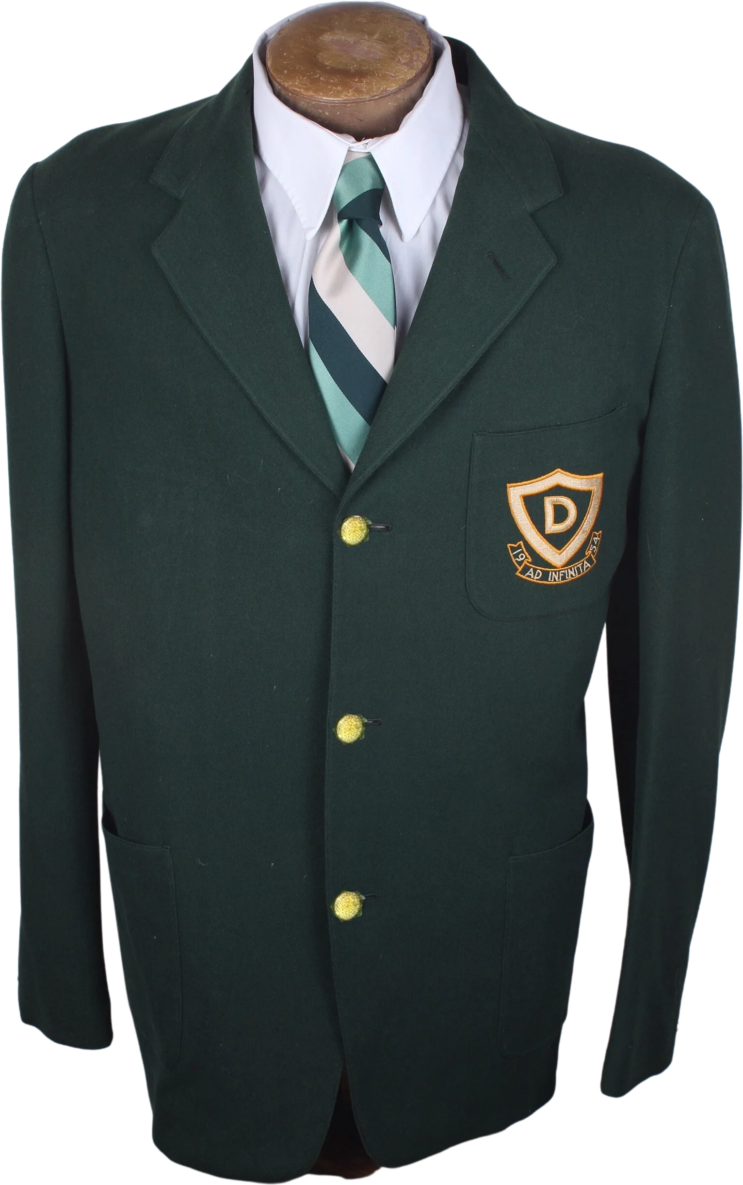 50s Era Dartmouth College Belmonts Men's Wool Blazer and Collectible Lot Robert Rollins Brand Patch Joseph Jones by Robert Rollins