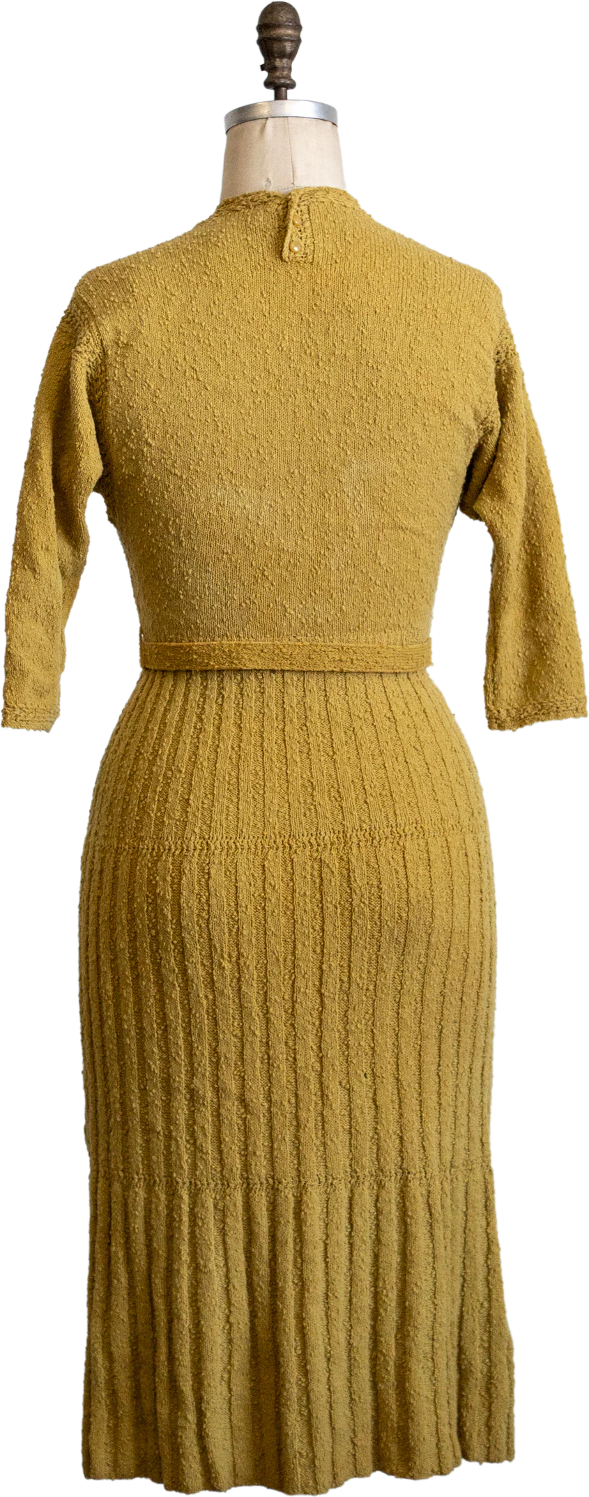 50s Flare Knit Dress By Lass O' Scotland - Image 2