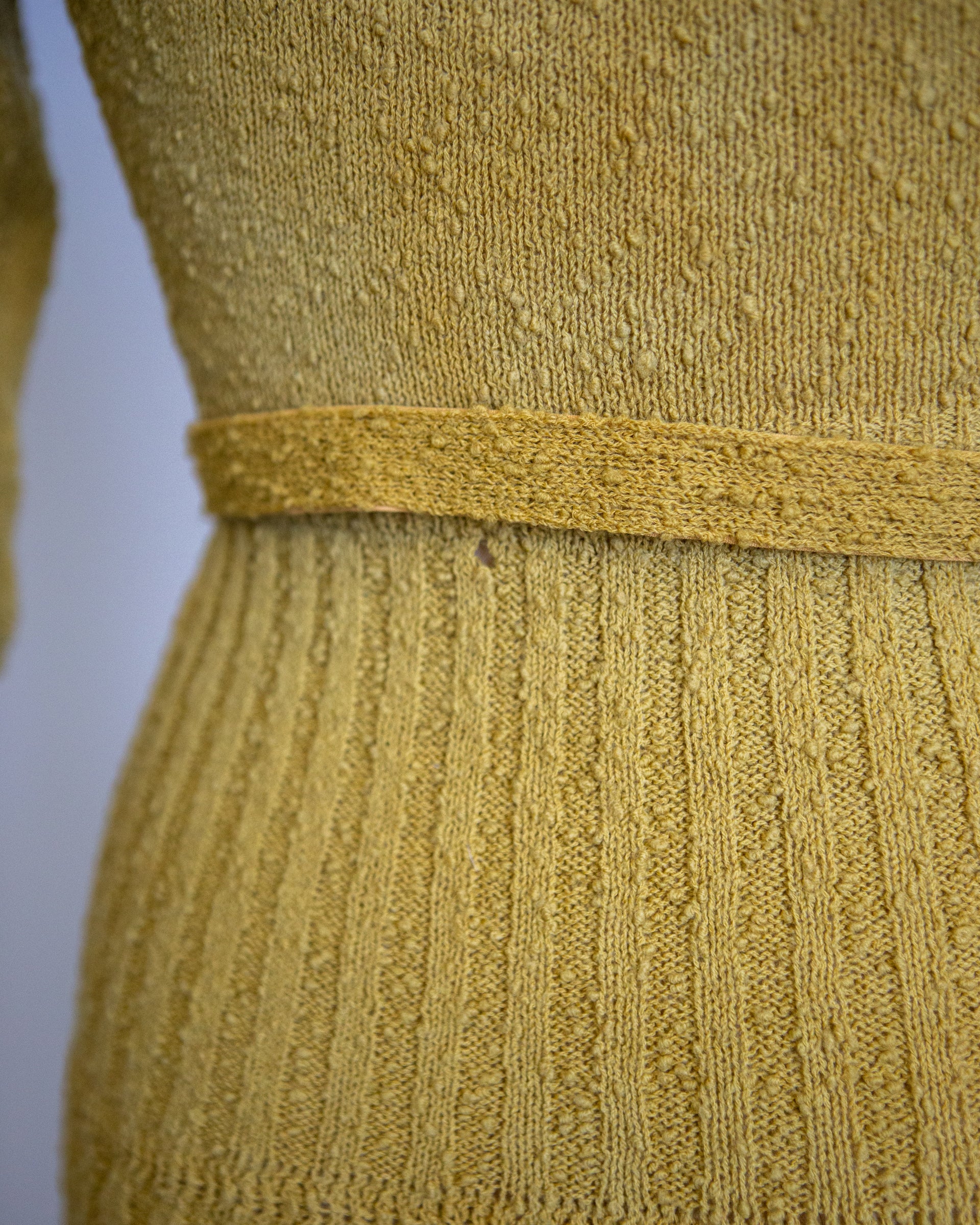 50s Flare Knit Dress By Lass O' Scotland - Image 6