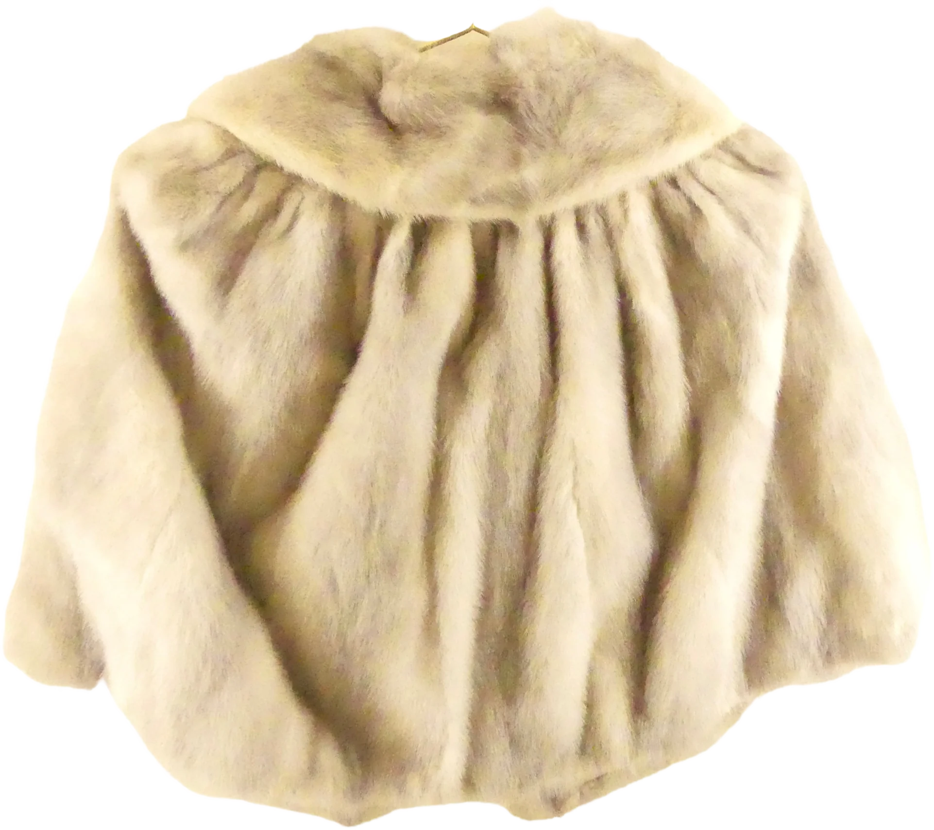 50s Fur Cape With Functional Pockets By Labelle Fine Furs - Image 2