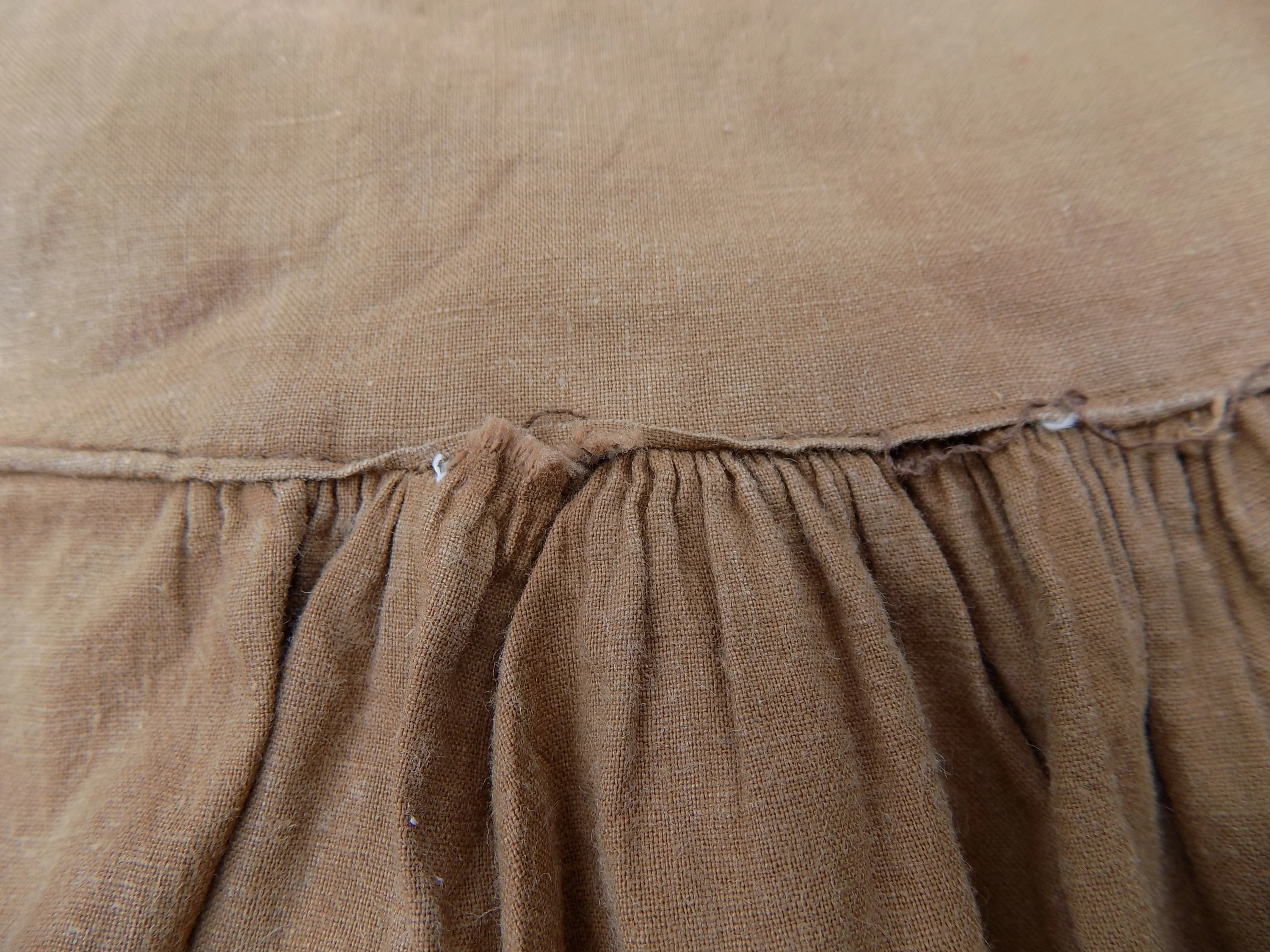 50s Little Girl Dress Cotton No Label Doll Dress Teddy Bear Dress Costume - Image 6