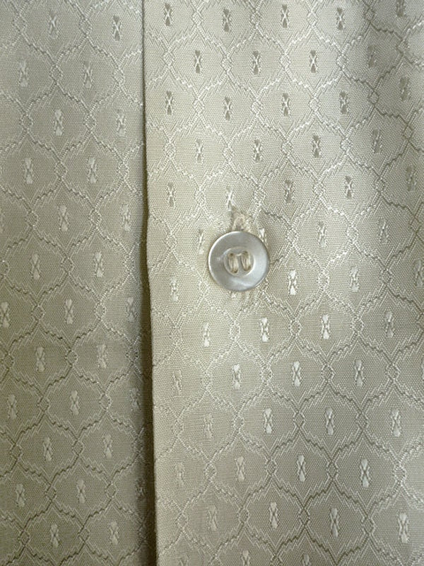 50s Man's Formal Dress Shirt Deadstock Formal Wedding Red Carpet White Hollywood - Image 4