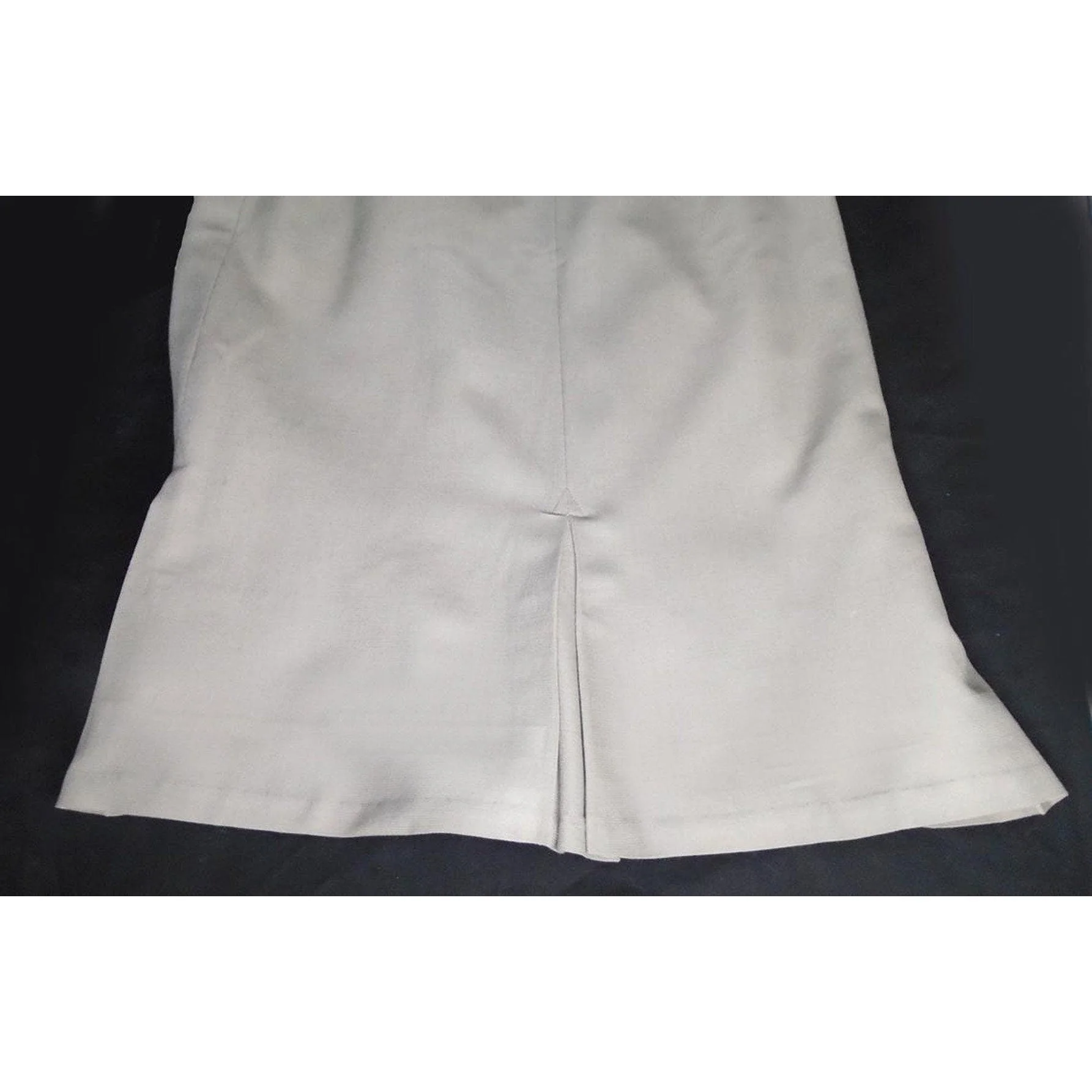 50s Mermaid Pleat Pencil Skirt Lightweight Wool By Kasmit - Image 4