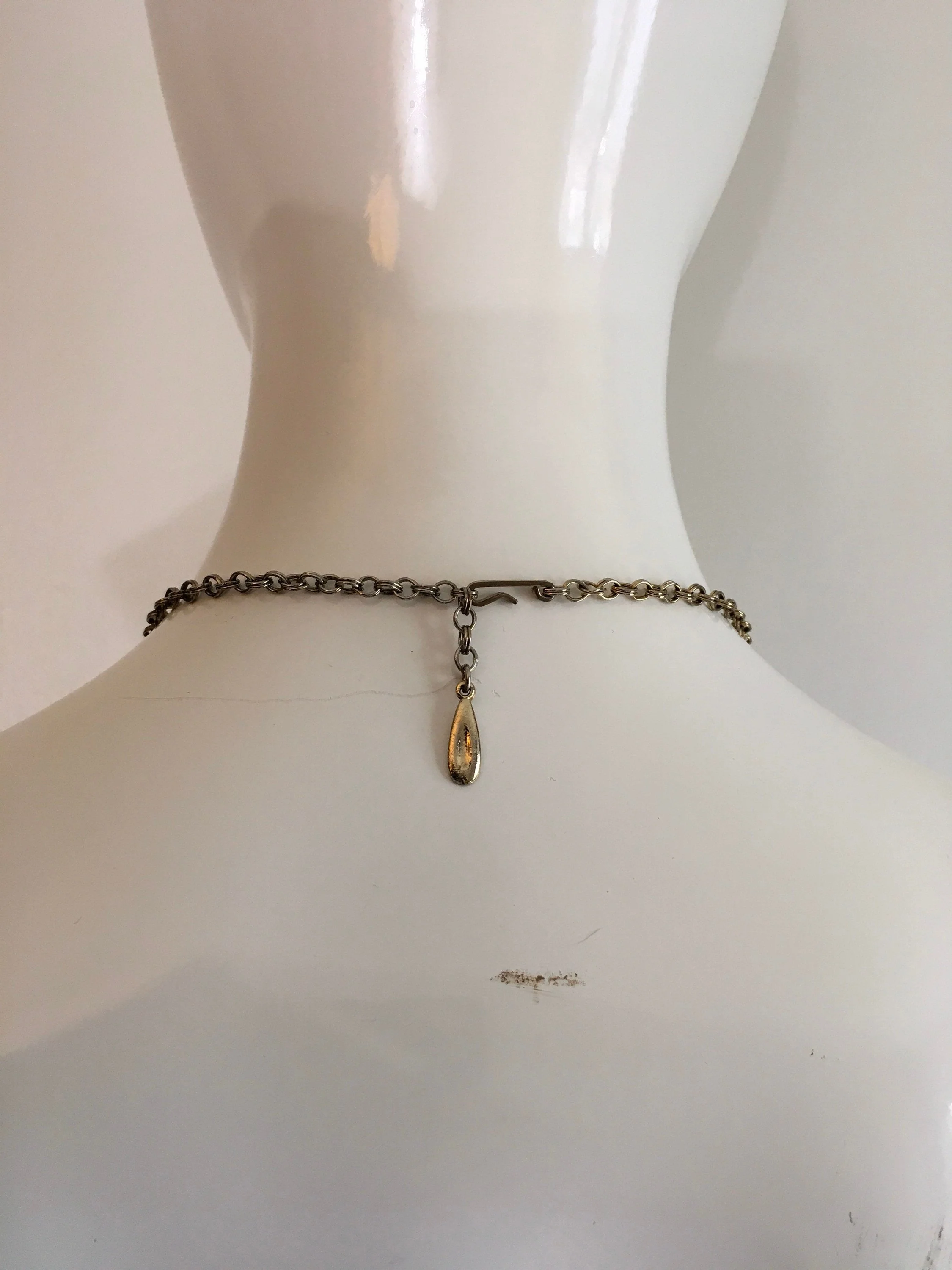 50's Moonglow Citrus Fruit Punch Lucite Necklace - Image 3