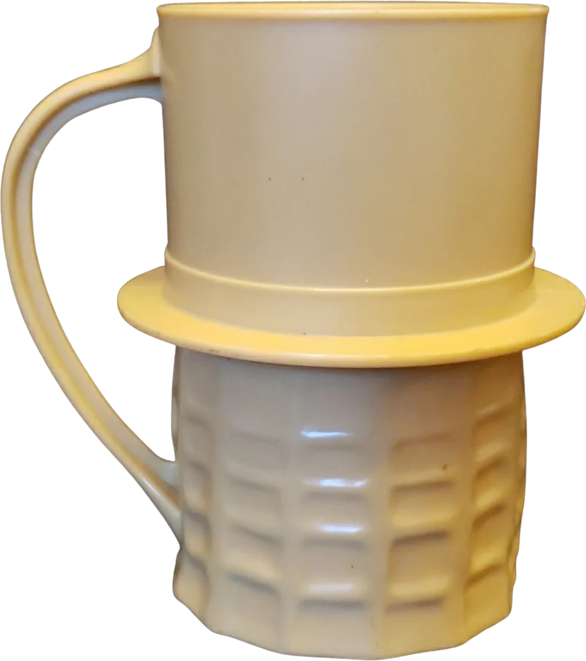 50s Mr. Peanut Vintage Plastic Mug Cup By Planter's - Image 2