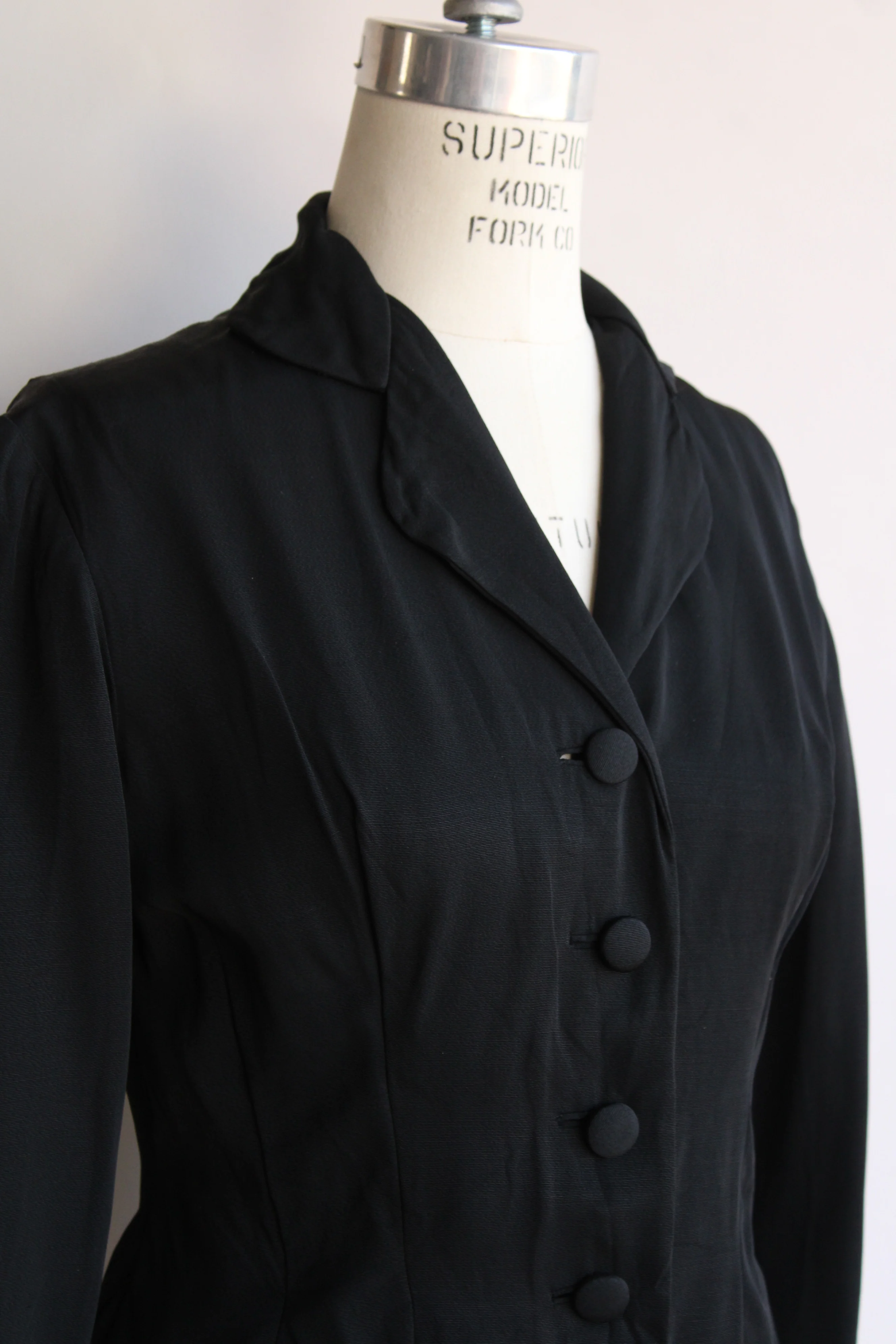 50s New Look Black Jacket - Image 5