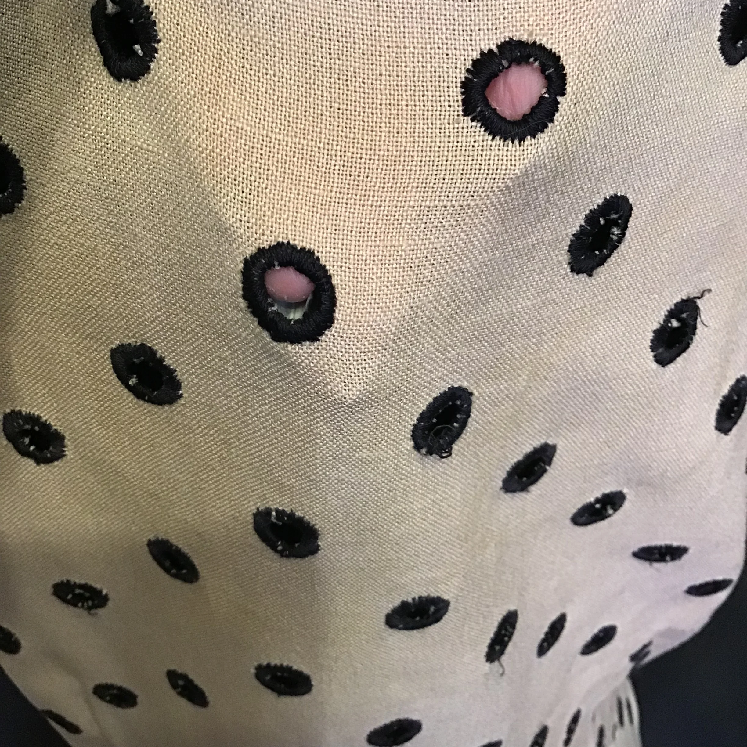 50s Peek-a-boo Wiggle Dress - Image 6