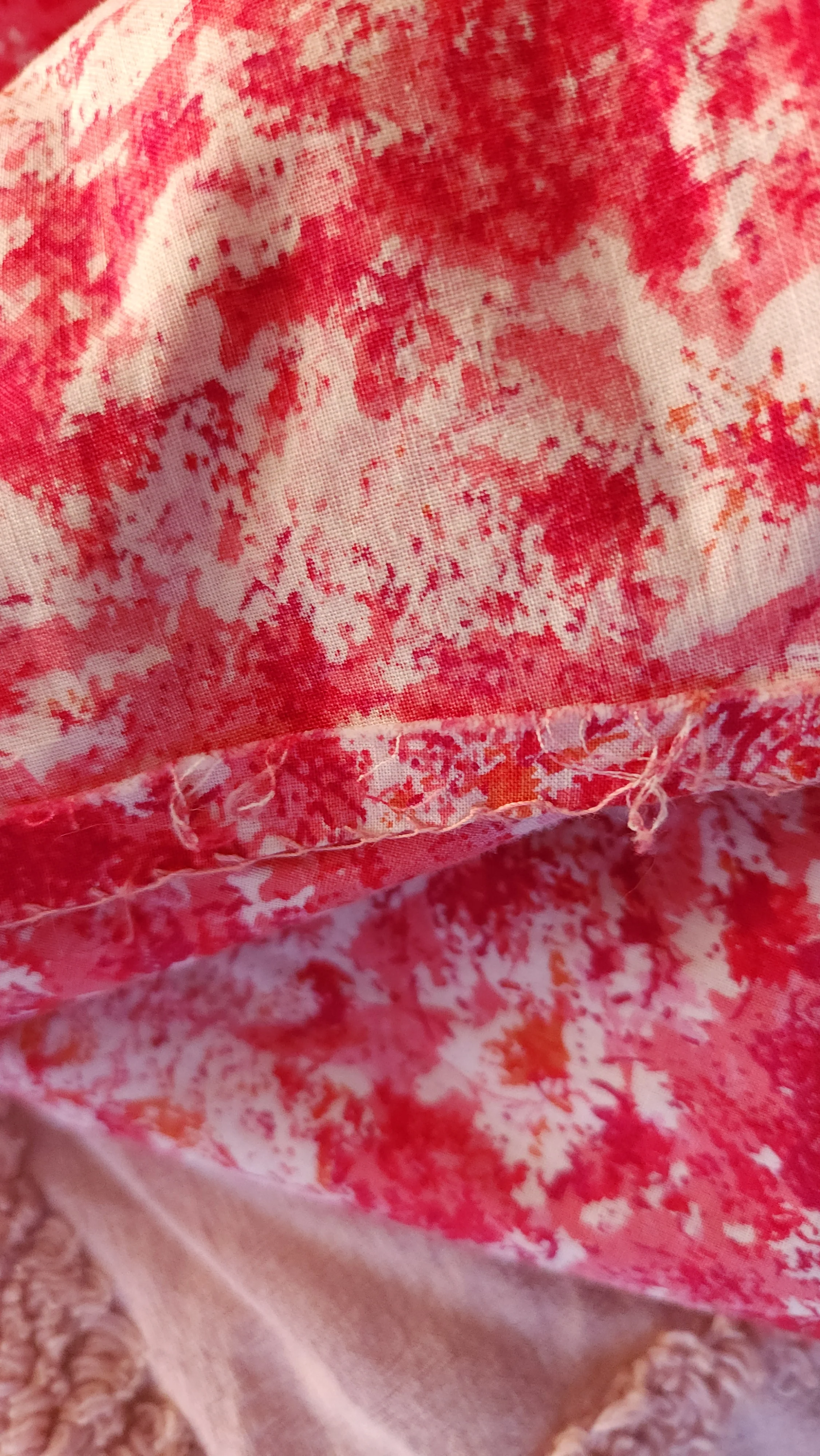 50s Pink And Red Cotton Floral Fit And Flare Sun Dress By Gilden Juniors by Jerry Gilden Spectator - Image 6
