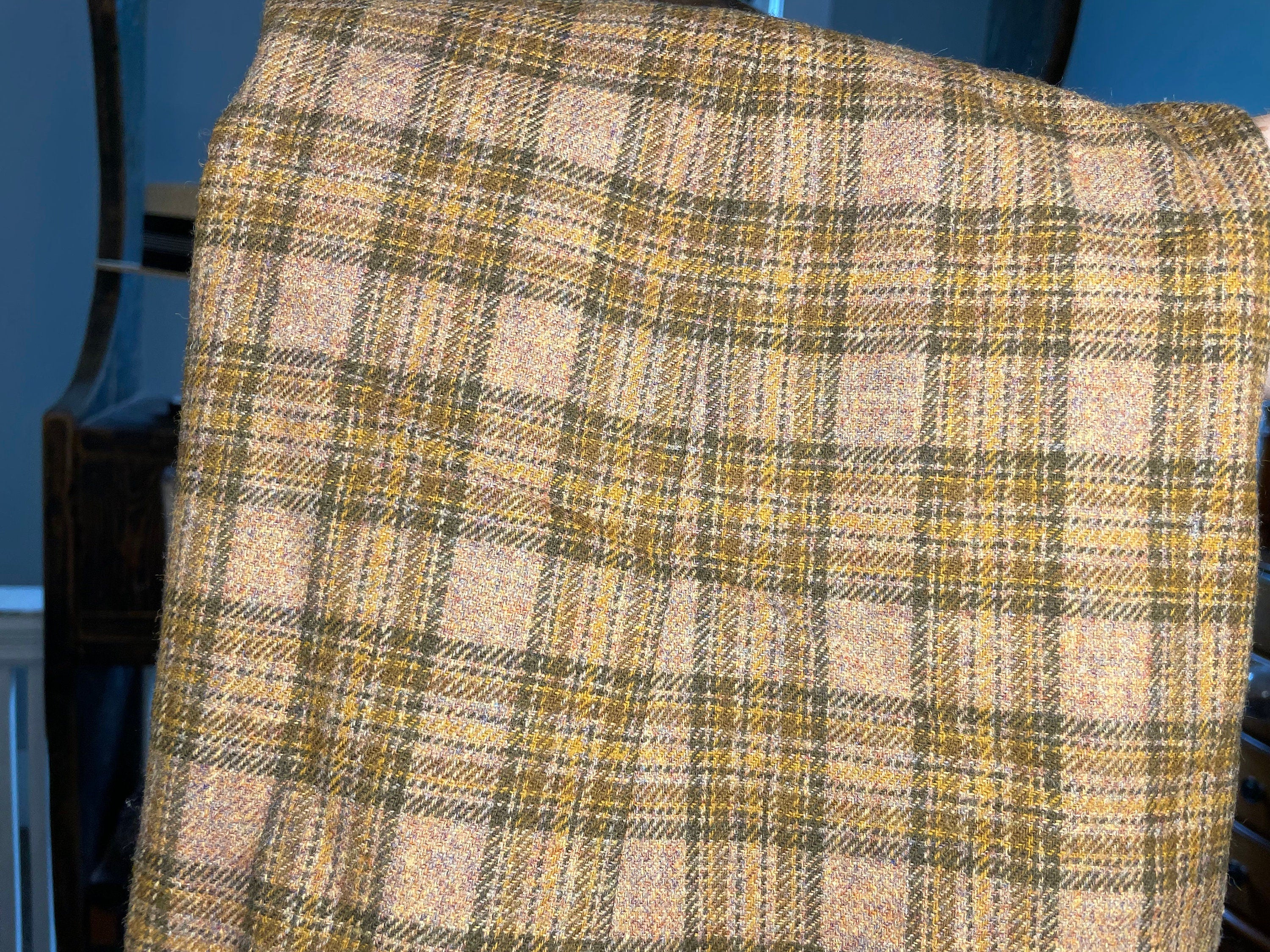 50s Plaid Wool Mid-Length Skirt by Pendleton - Image 6