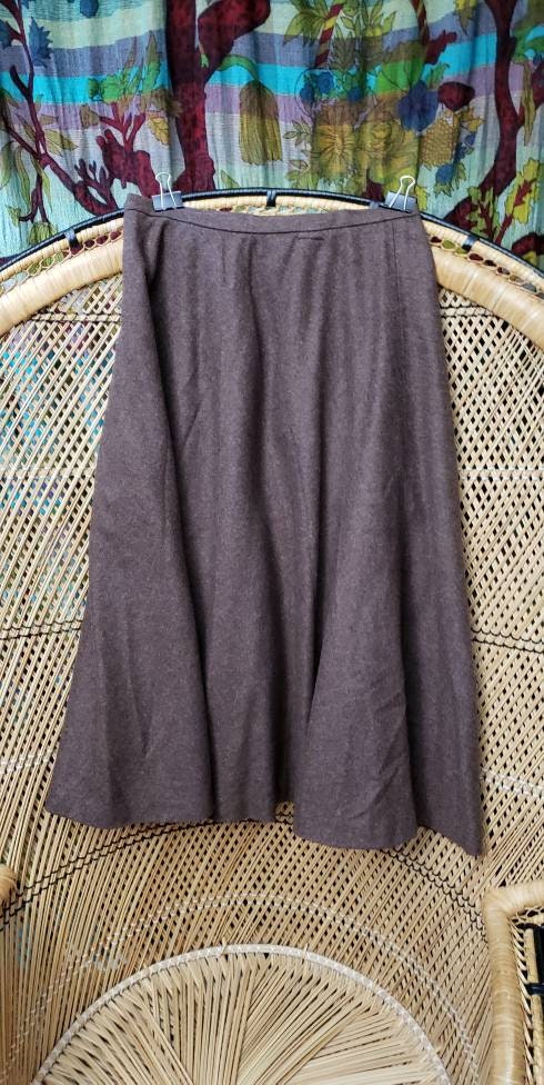 50s Poodle Skirt Juniors Brown Felt Poodle Skirt with Applique Black Poodle, Xs/sm - Image 4