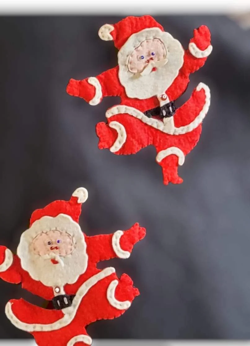 50s Rare Christmas Santa "poodle Skirt" Swing Skirt - Image 2