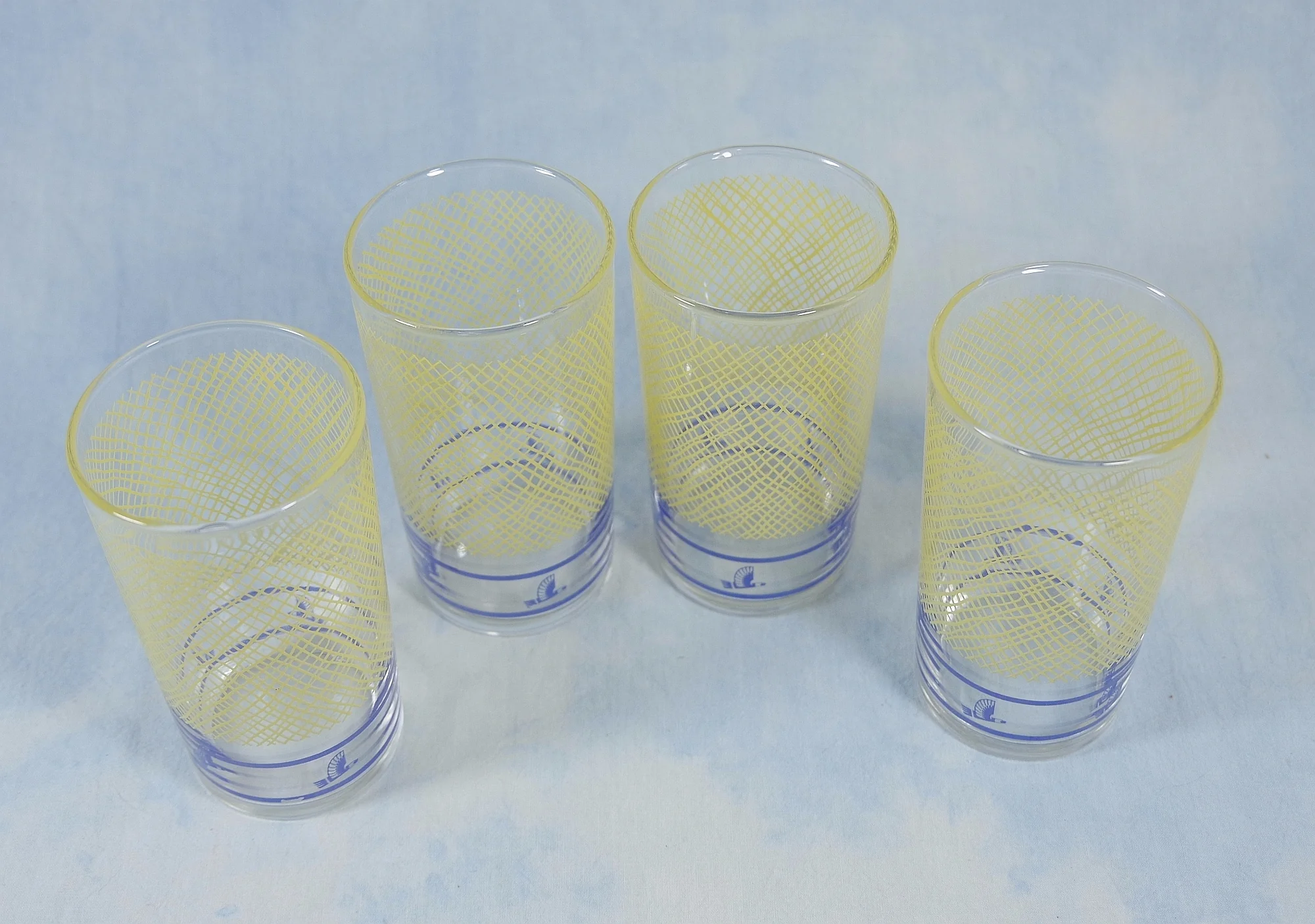 50s Richfield Oil Eagle Libbey Safedge Glasses In Box By Libbey - Image 3