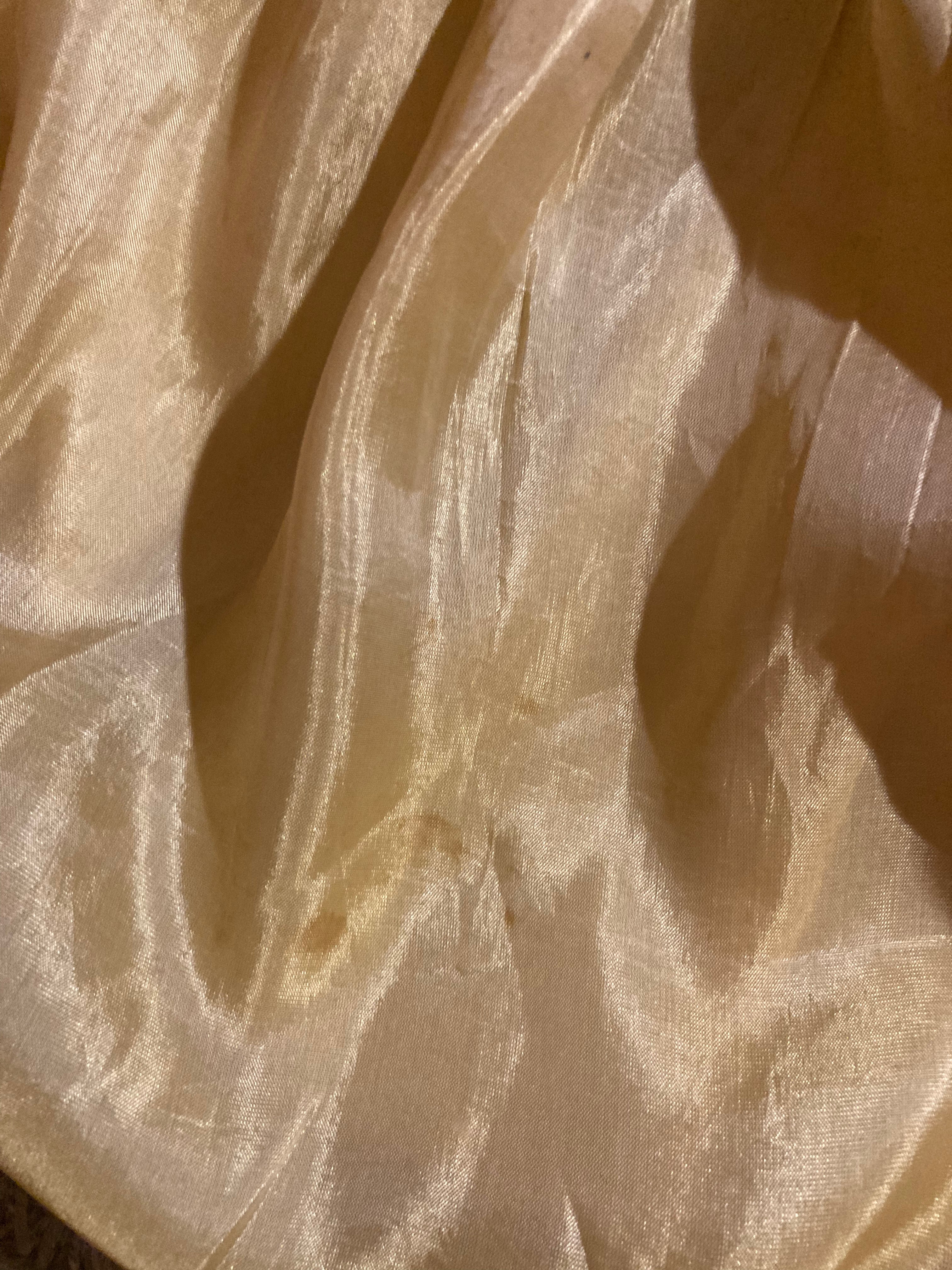 50s Sheer Organza Party Dress - Image 6