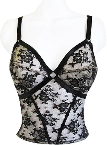 50s "sweet Nothing" Long Line Bra Bustier Corset 34c Sex Kitten Lingerie Pin Up Vixen by Maidenform