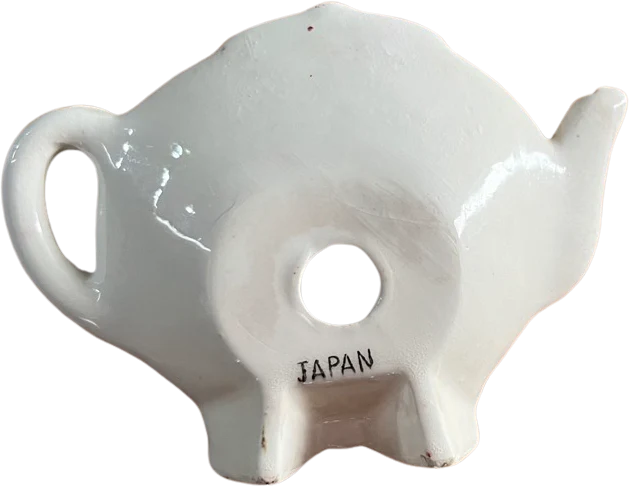 50s Tea Bag Holder "for A Cute Bag" With Smoking Lady - Image 2