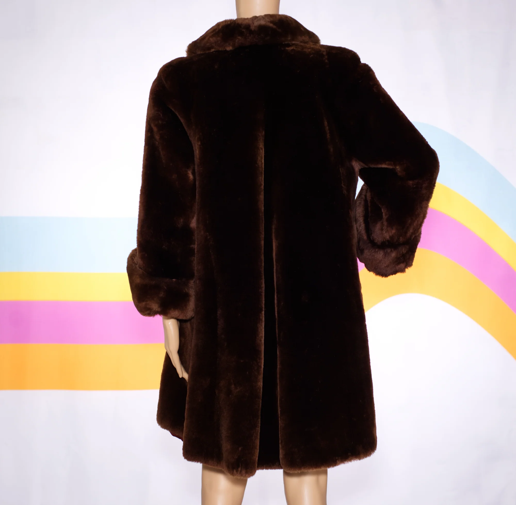 50s Teddy Bear Mouton Coat By Livingstons - Image 2