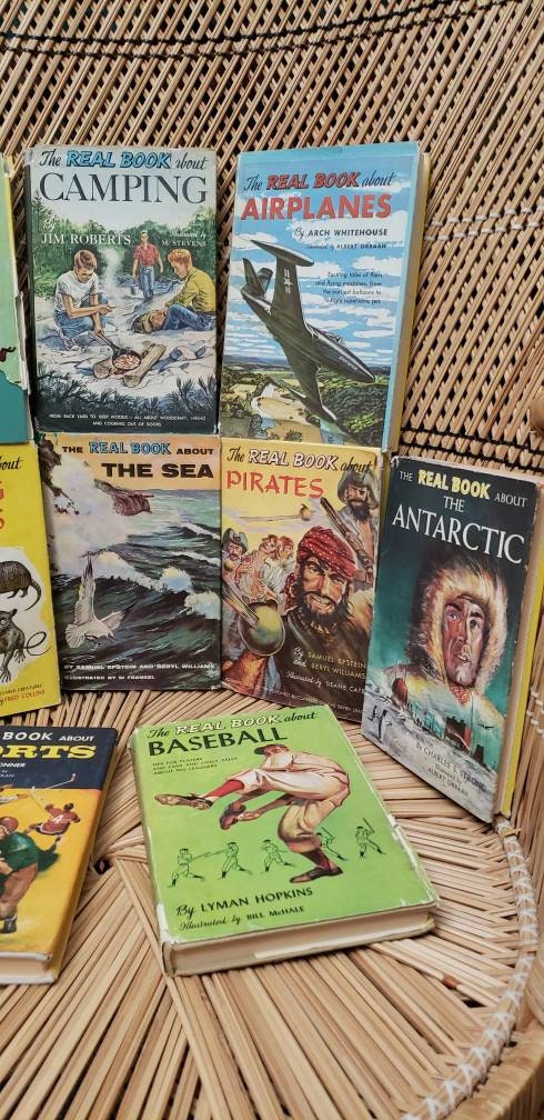 50s The Real Book About Set of 10 The Real Book About The Sea Pirates Horses Amazing Animals Baseball Camping Farms Antarctica and More by Arch Whitehouse - Image 4
